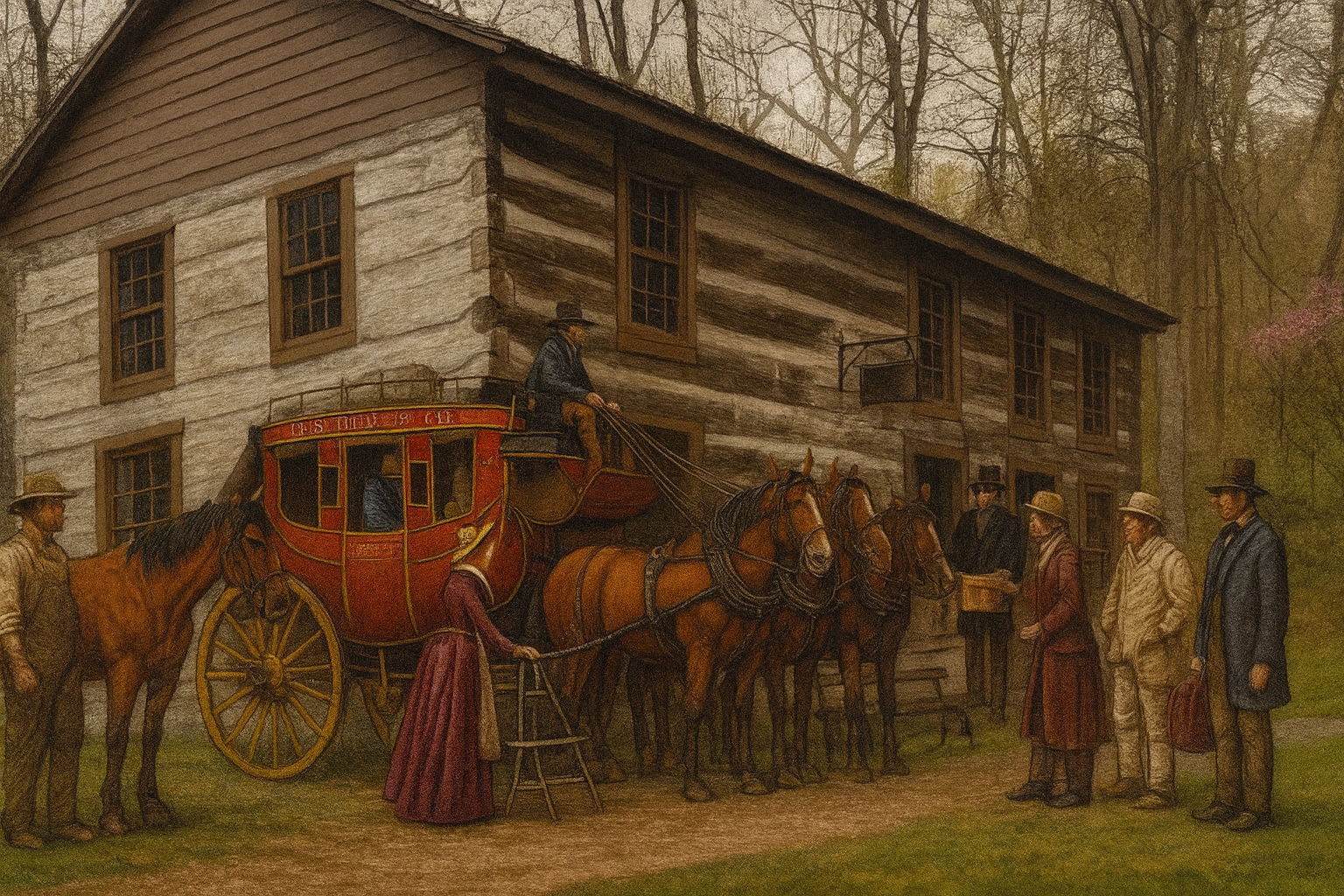 The Road from Clarksville to Spring Mill, 1825