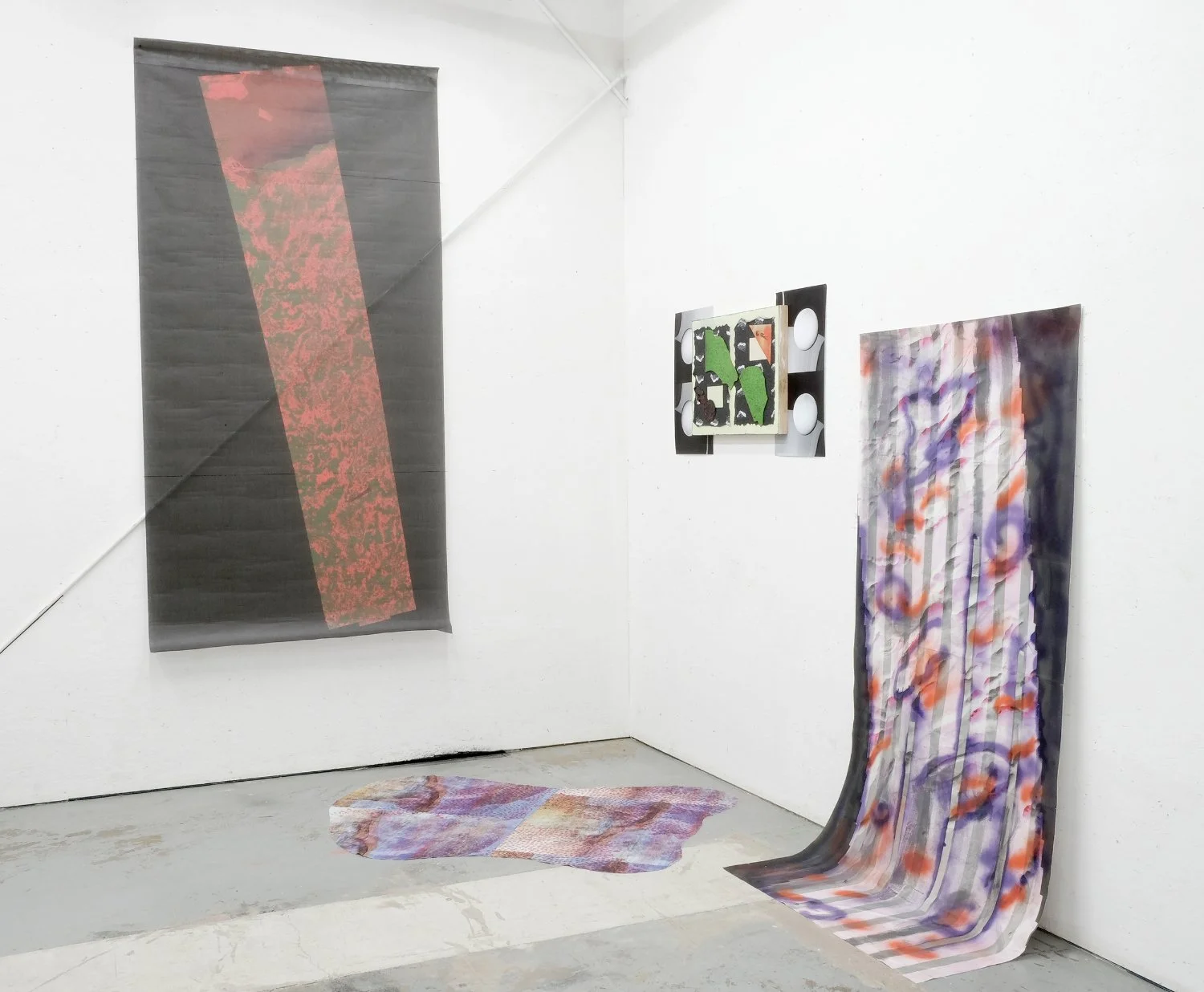 Installation view: "Don't Pull Me Back To Earth", 2026 at B(S)R: Darian Longmire
