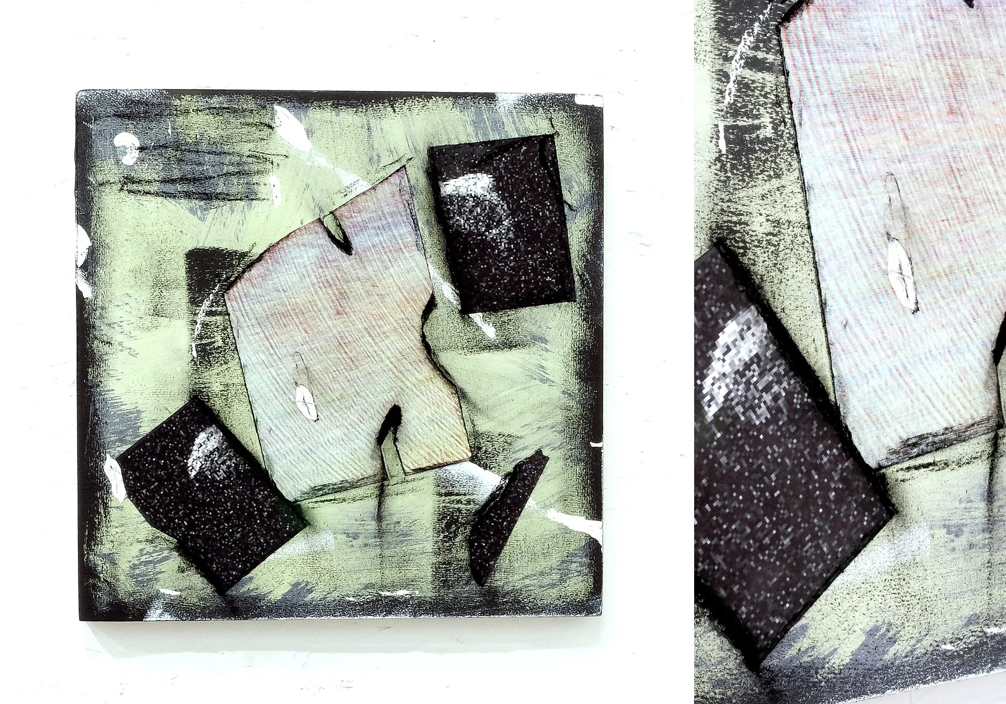 "Satellite Abstraction 5", 2026 at B(S)R: Darian Longmire