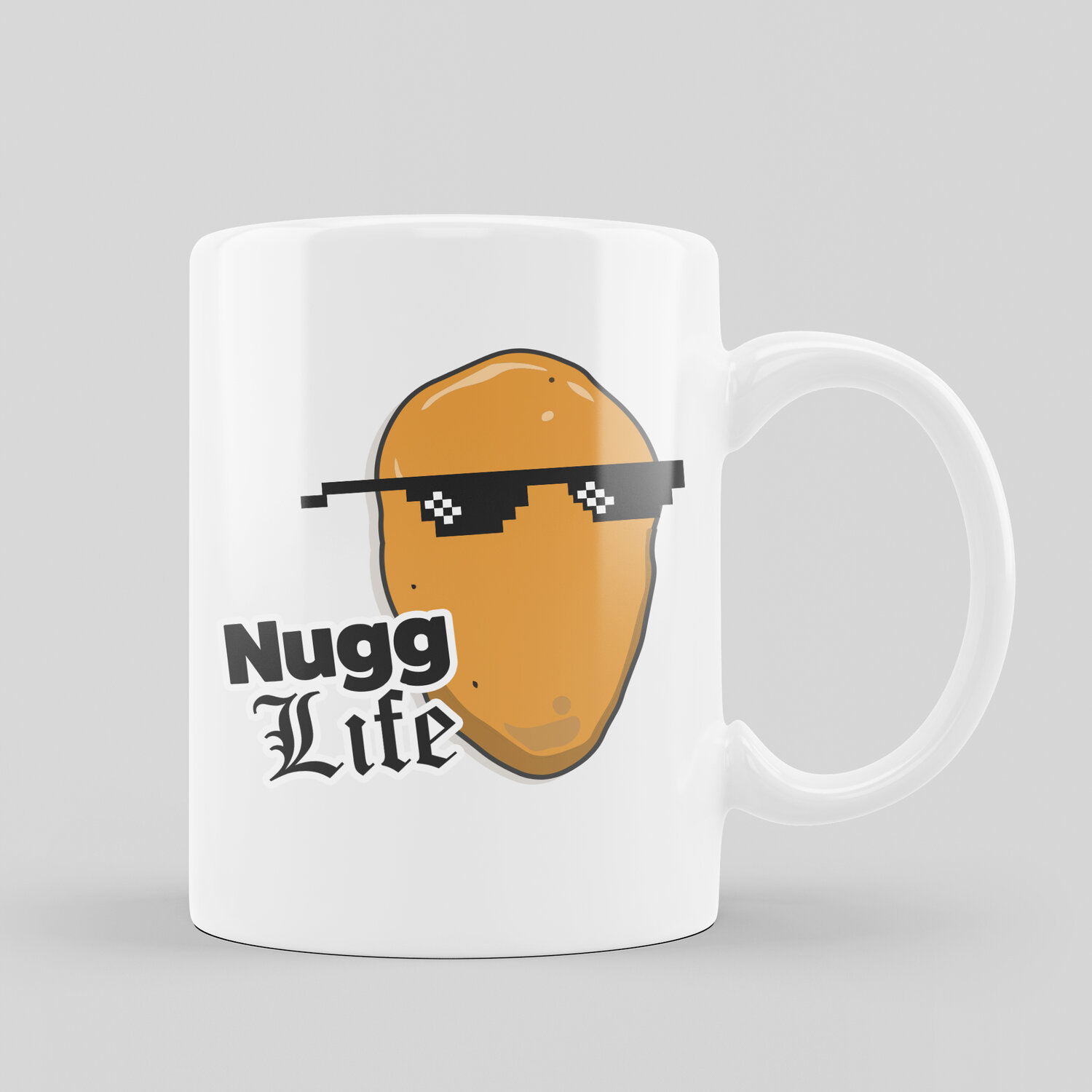 Nugg Life Novelty Mug | Funny Secret Santa Gift | Novelty Cup Mug | Nug  Life Funny Mug | Funny Gift — CEED Design