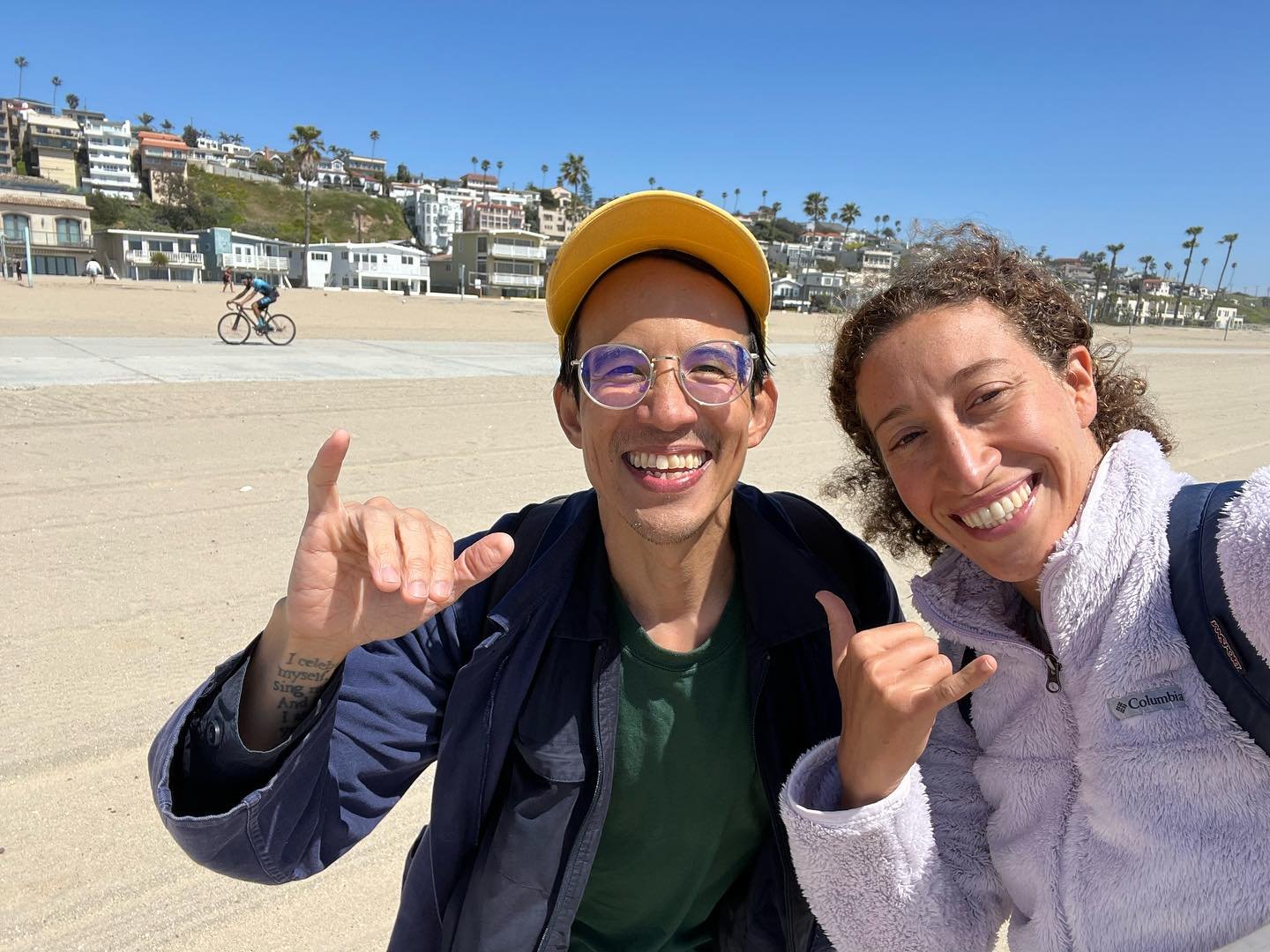 Happy #Fri-YAY! Check out our awesome dynamic hepatitis duo representing #Hawaii in Los Angeles, California! 🤩🤙🏻💪🏻

#takeTHAThepatitis #HepFree2030