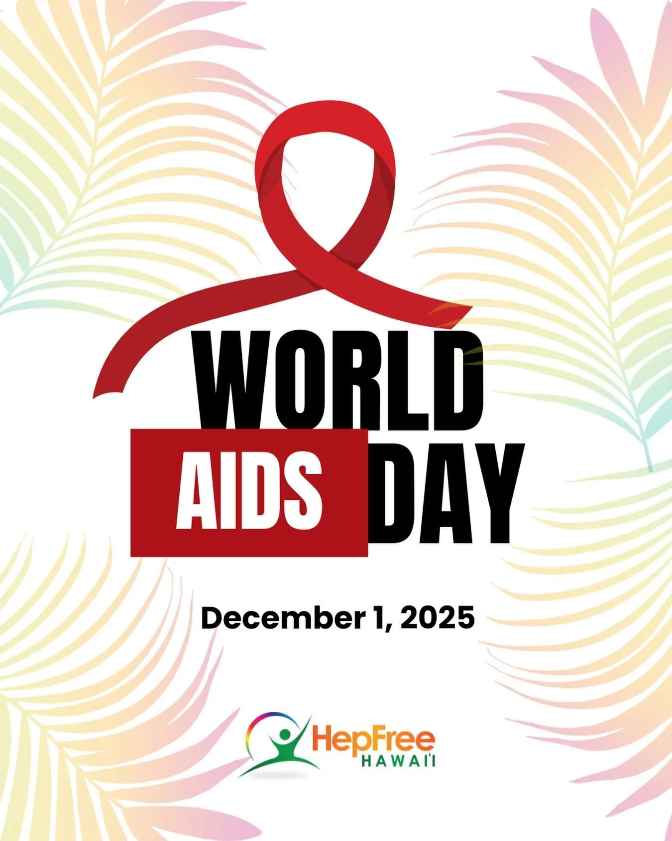 Today, December 1st, is World AIDS Day. ❤️ We recognize, remember, and unite with our community to support those living with HIV and honor those we&rsquo;ve lost.

At Hep Free Hawaii, we know that people living with HIV are often co-infected with vir