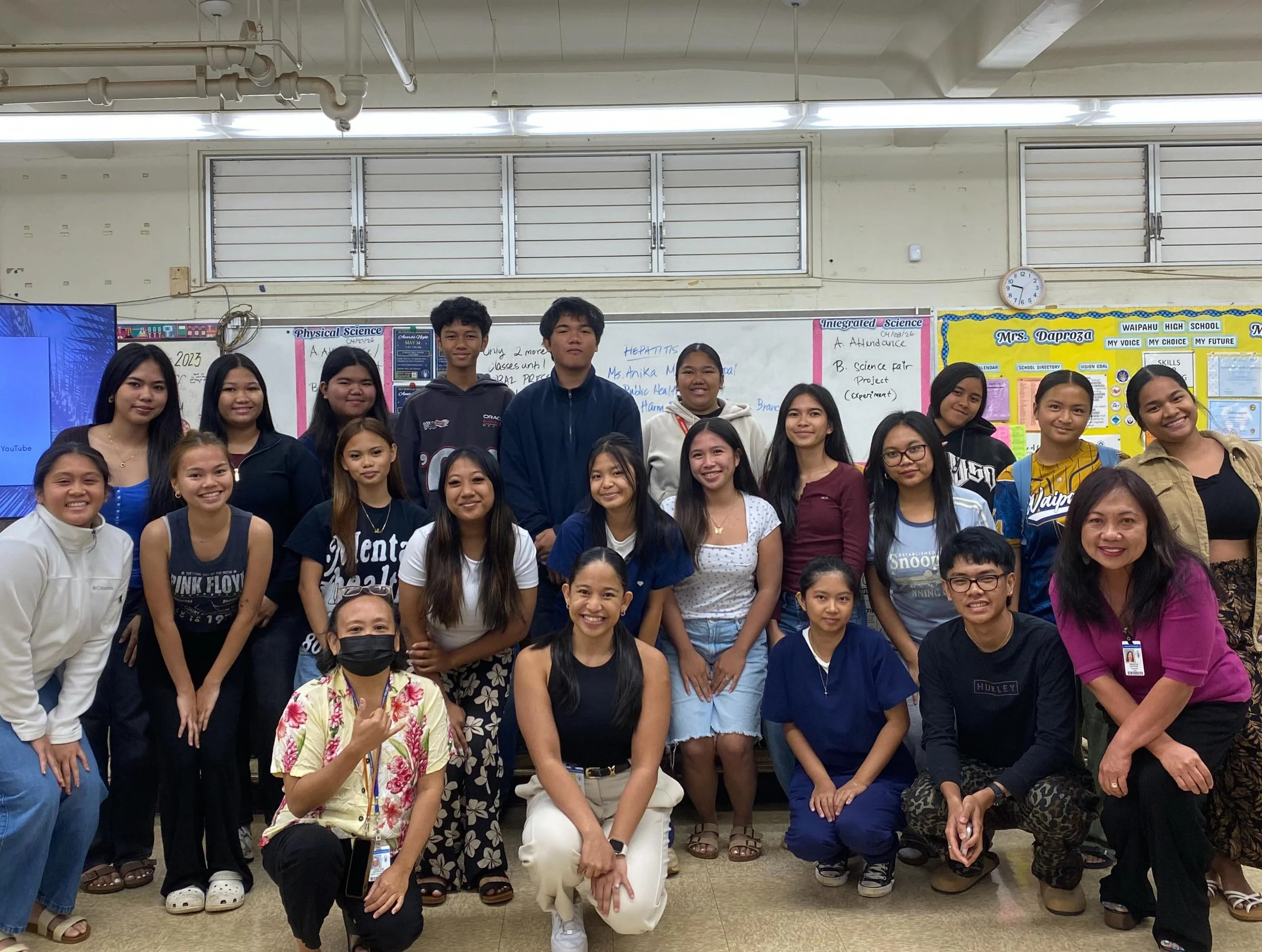 Mahalo to Waipahu High School&rsquo;s Community Health Worker&rsquo;s Program for having our very own Awareness and Education Workgroup Lead, Anika, for present about #hepatitis 🤩 

The entire hour was full of great questions, discussion, and laughs