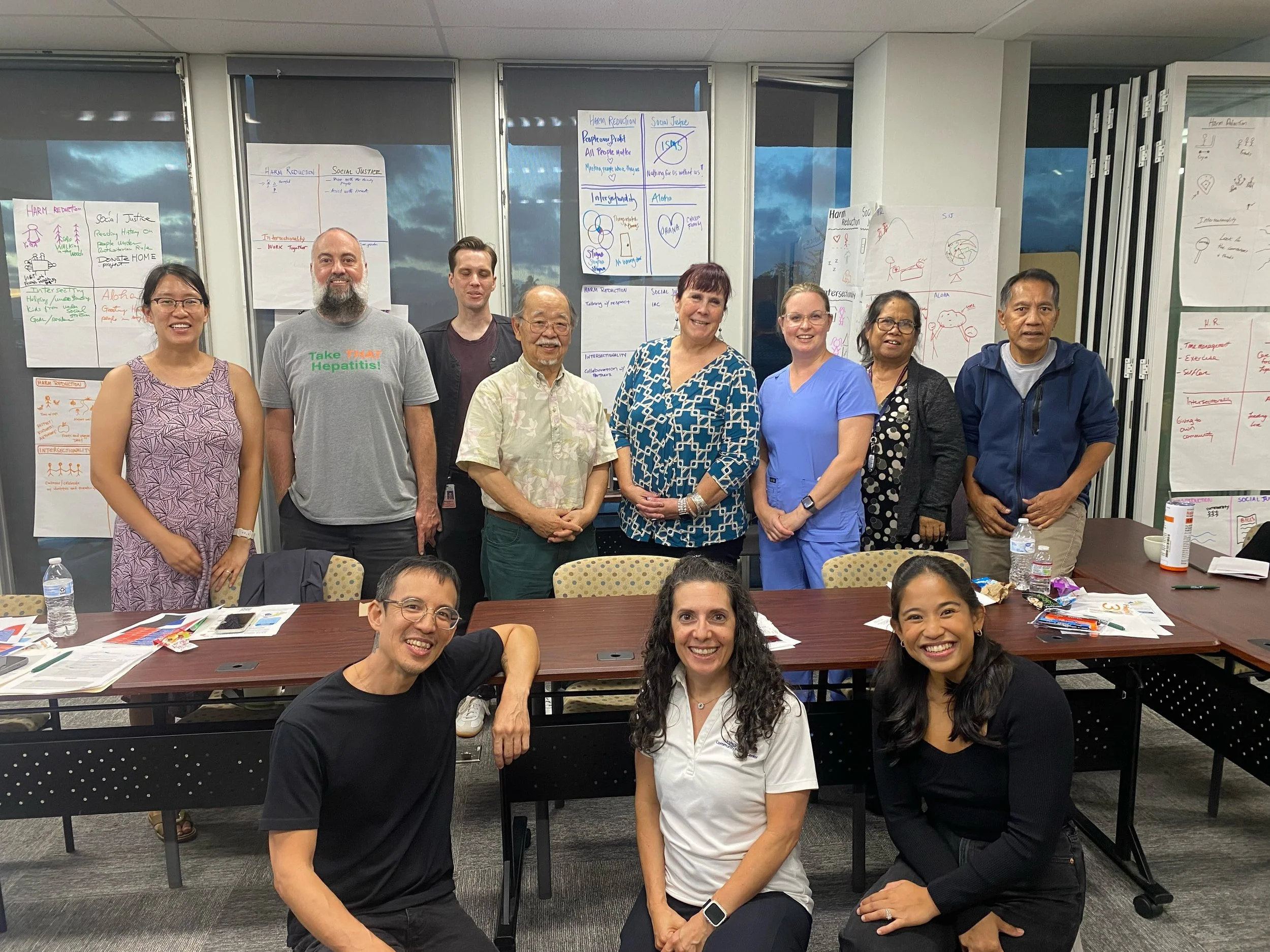 For World Hepatitis Day, a few of our champions gathered for a Hepatitis B strategic planning meeting 🤩

The night was full of celebrating accomplishments, exploring ideas, and prioritizing future goals 💪 

Mahalo to Katie and the Facente Consultin