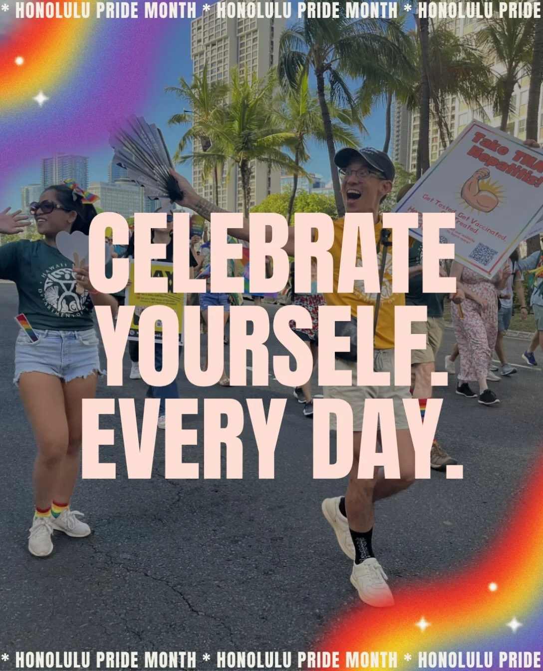 🏳️&zwj;🌈 Happy Honolulu Pride Month! 🏳️&zwj;🌈

This Pride Month, Hep Free Hawaiʻi is celebrating the LGBTQ+ community and standing for a Hawaiʻi where everyone can live openly, love freely, and have access to the care they deserve. 🌺

Together, 