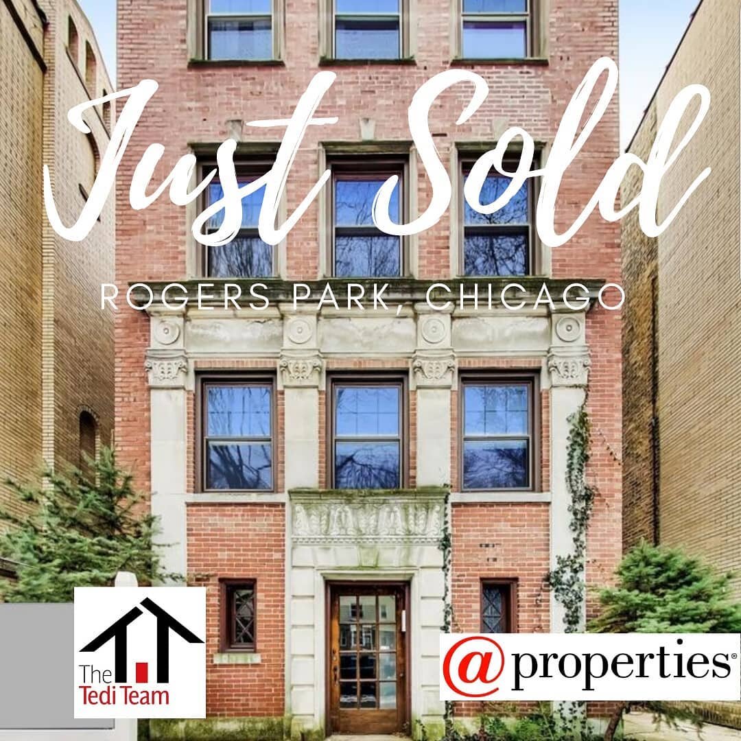 Just sold in Rogers Park!

Thanks so much to our clients Mary Ruth and Nina for trusting The Tedi Team to get your condo sold!  We were under in the middle of the big snow storm and pandemic in just under 5 days! 

Good luck with your move to the Eas