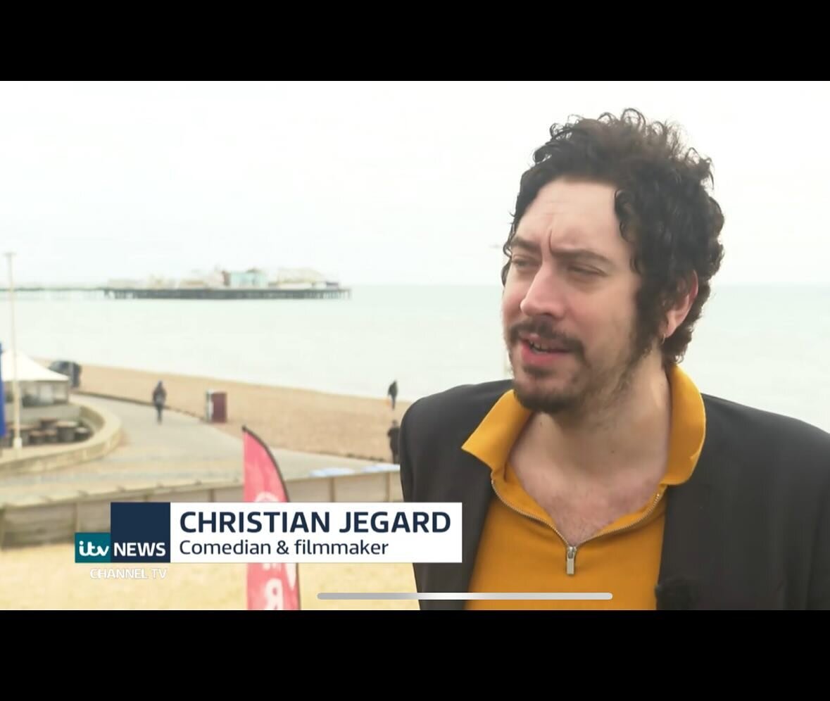 On the local news plugging my new documentary! Watch it now over on ArtHouse Jersey 🙌