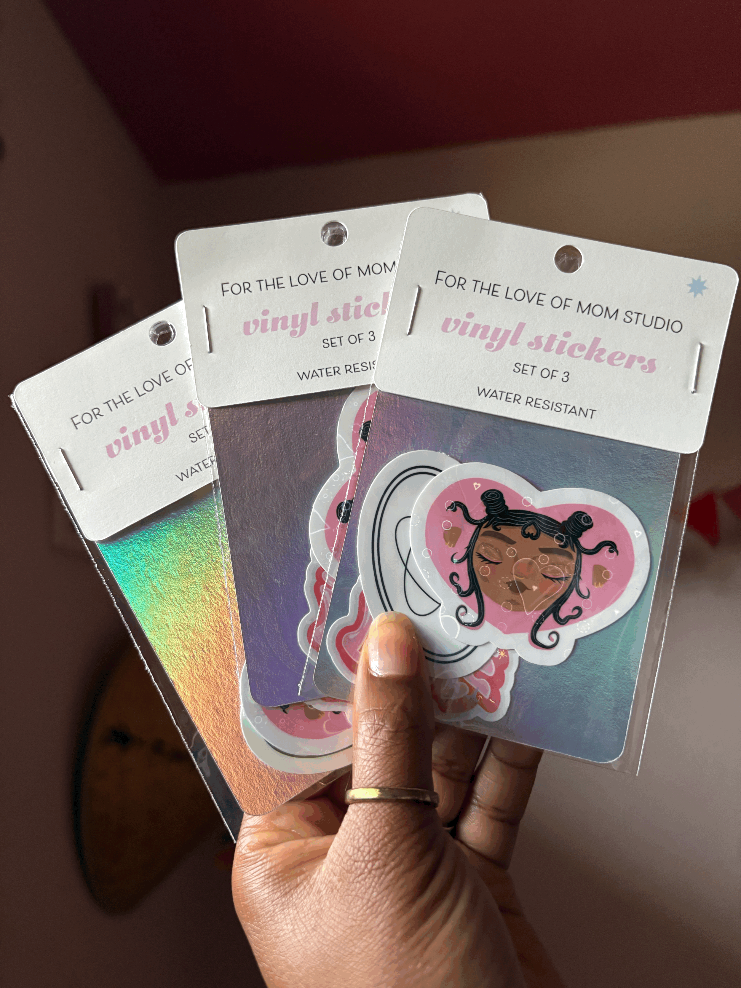 Corazón Sticker Vinyl Pack - Set of 3