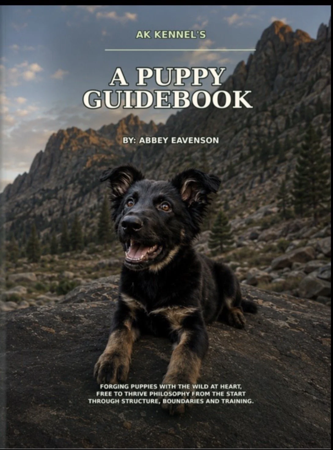 AK Kennel's A Puppy Guidebook & Workbook