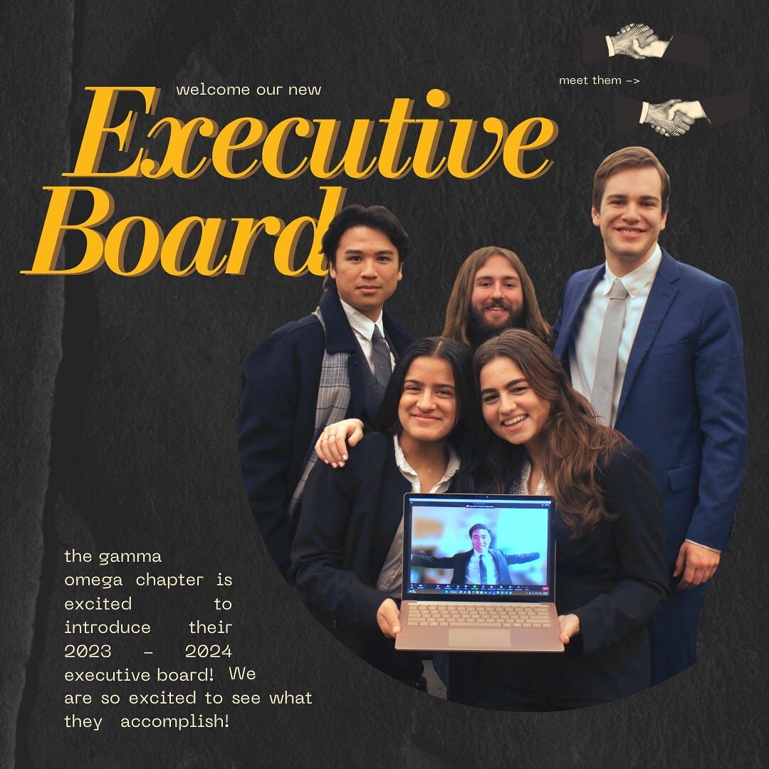 gamma omega&rsquo;s new executive board has been hard at work all quarter in their new positions, but how about some formal introductions 👀 welcome, e-board, we are so excited to see what you accomplish 🥳

#akpsi #alphakappapsi #gammaomega #seattle