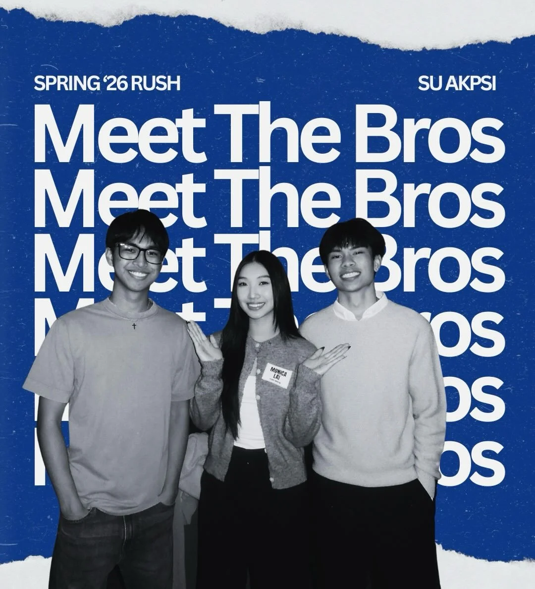MEET THE BROS🤝💙

Thank you to all who came out to our meet the bros event, as well as those who came to our other rush events this last week!💫

We are so grateful to have met all of you 🩵

stay tuned for our next rush week, happening in fall &lsq