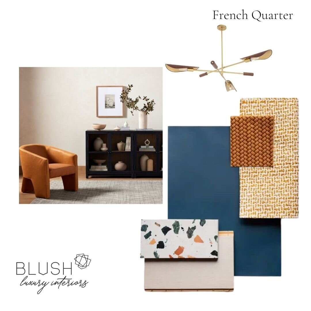 Moody Monday: Exalting the modernity and cultural richness of New Orleans.
.
@Blush Interior Designs, Inc. 
#moodboard #blushmademedoit #blushinteriordesigns #materialbank #interiordesign #sandiegointeriordesigners #interiordesignerlife #homeremodel 