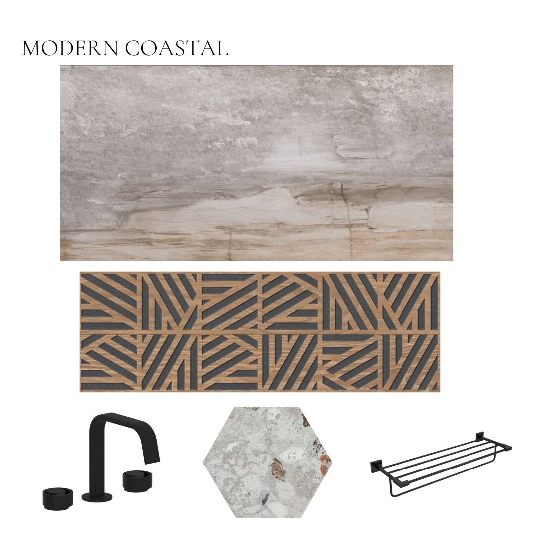 Moody Monday: Modern Coastal Bathroom Vibes
.
.
@Blush Interior Designs, Inc. 
#moodboards #blushmademedoit #blushinteriordesigns #blushkitchenandbath #materialbank #moderncoastal #interiordesignerlife #sandiegointeriordesigners #kitchandbath #homede