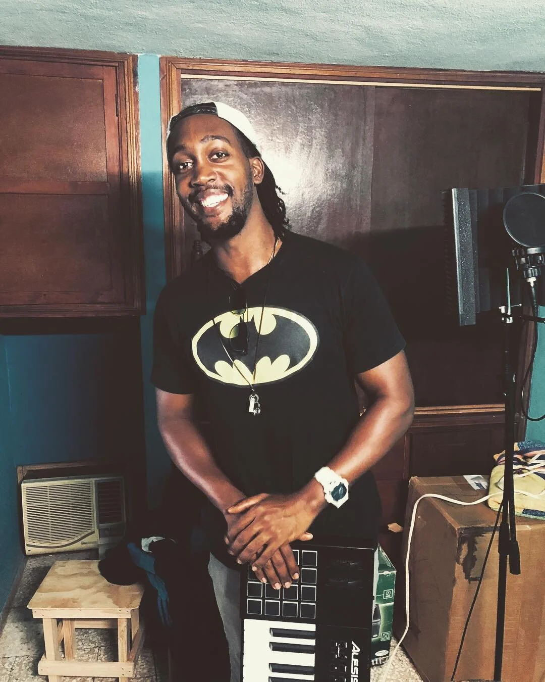 Final de la sesi&oacute;n de grabaci&oacute;n de teclados y sintetizadores con el maestro @willyjaviersotobarreto en &eacute;l homestudio de @elnegrowadpro / Finishing the keyboards and synth recording session with &ldquo;el maestro&rdquo; @willyjavi