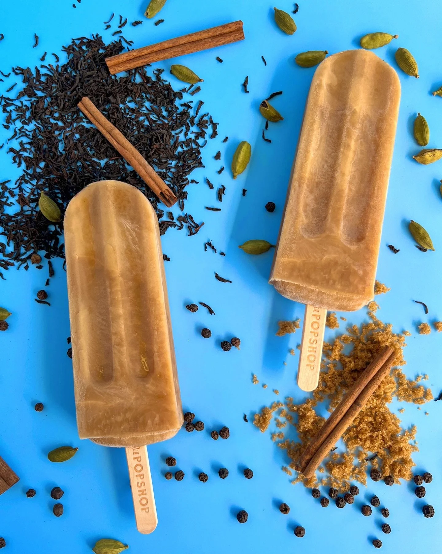 Rolling out our autumnal pop flavors starting with our vegan 🧊ICED CHAI 🫖  Full of delicious chai spices like cardamom, cinnamon, black pepper, ginger, and black tea. Made with oat milk &amp; brown sugar giving it a wonderful sweet &amp; spiced ice