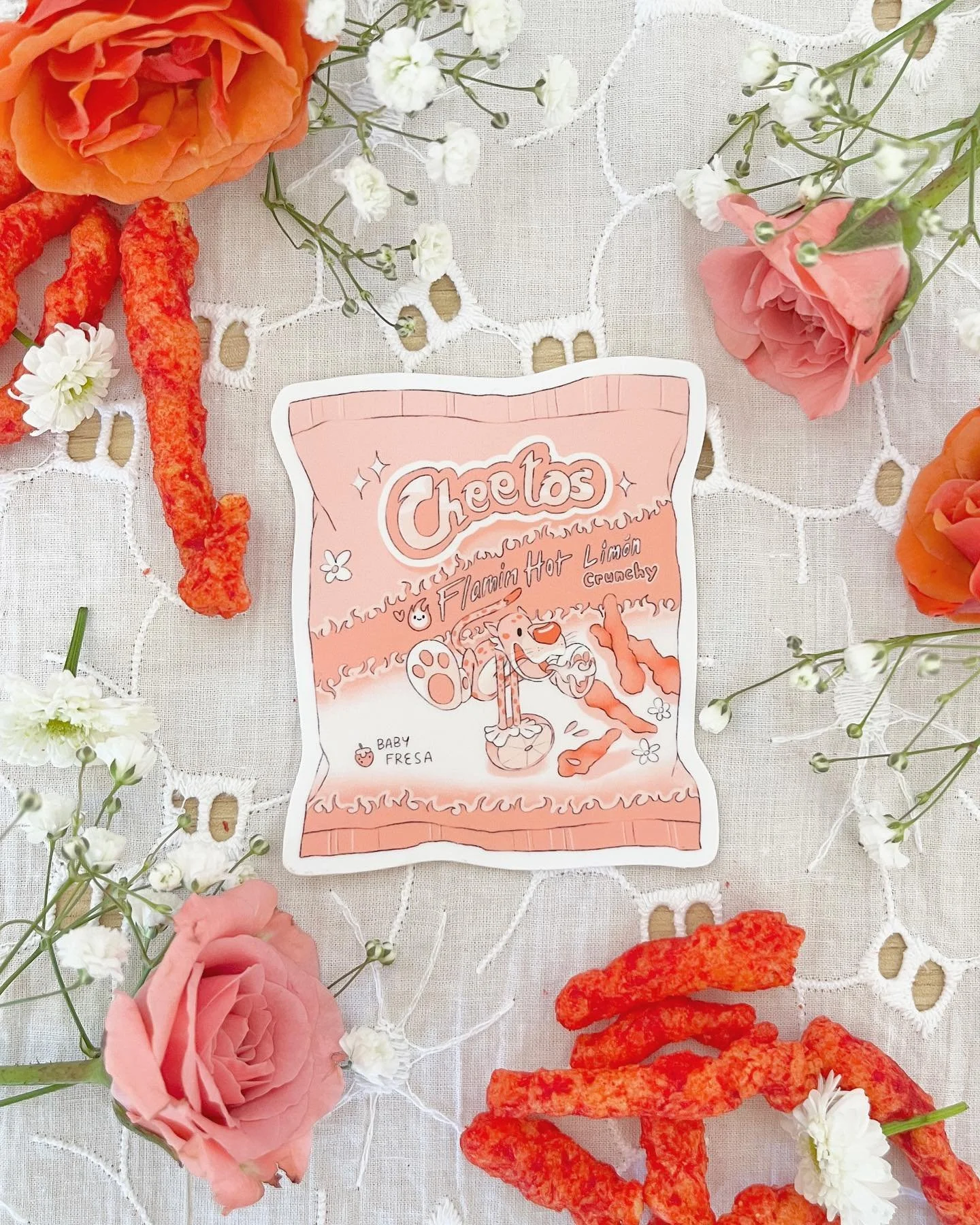 hi everyone! long time no see! 🤭💗🍓 baby fresa will finally be back in person this saturday, february 11th at the flamin&rsquo; hot valentine market @felizmodern from 10am-4pm. organized by my favs @natazianatazia &amp; @culturacampaign! 💘

come s