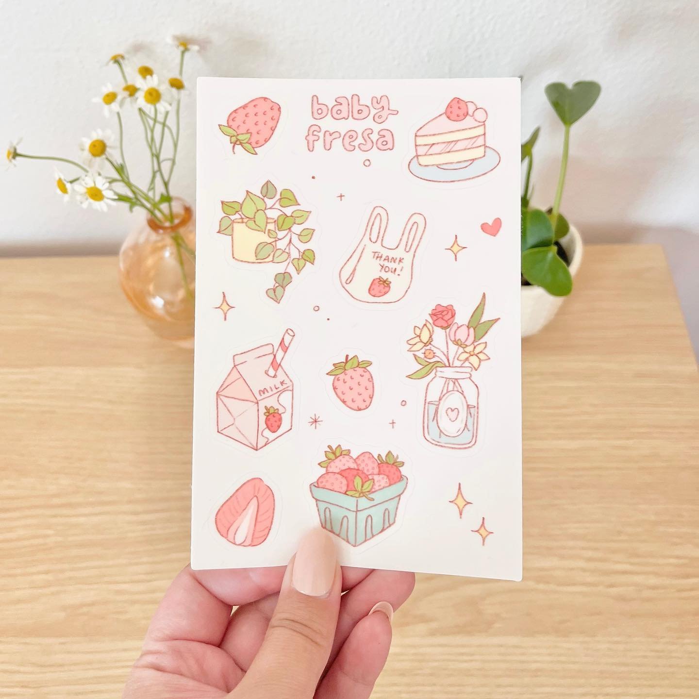 happy first day of spring! 🌷💐🌸 just a little reminder that new baby fresa merch &amp; a handmade spring accessories launch tomorrow, march 21st, on babyfresa.com at 6pm, cst! 🥰