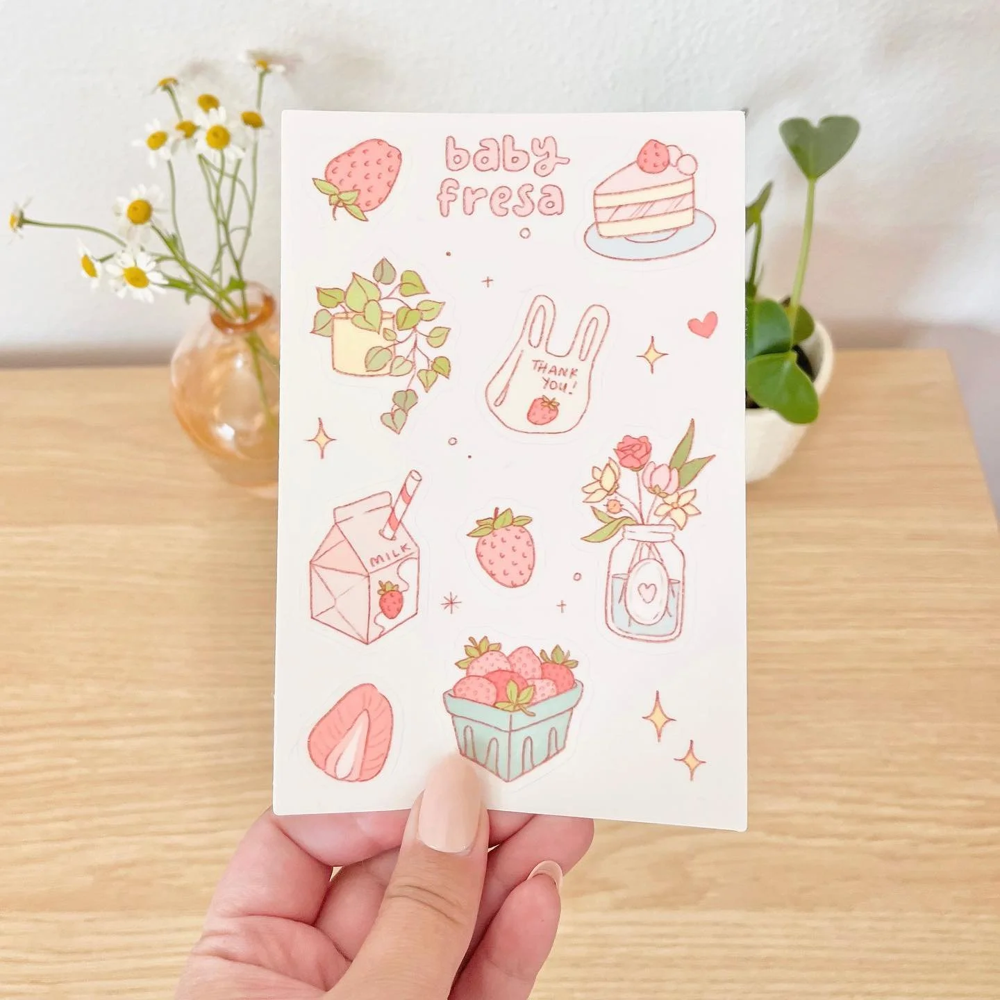 happy first day of spring! 🌷💐🌸 just a little reminder that new baby fresa merch &amp; a handmade spring accessories launch tomorrow, march 21st, on babyfresa.com at 6pm, cst! 🥰