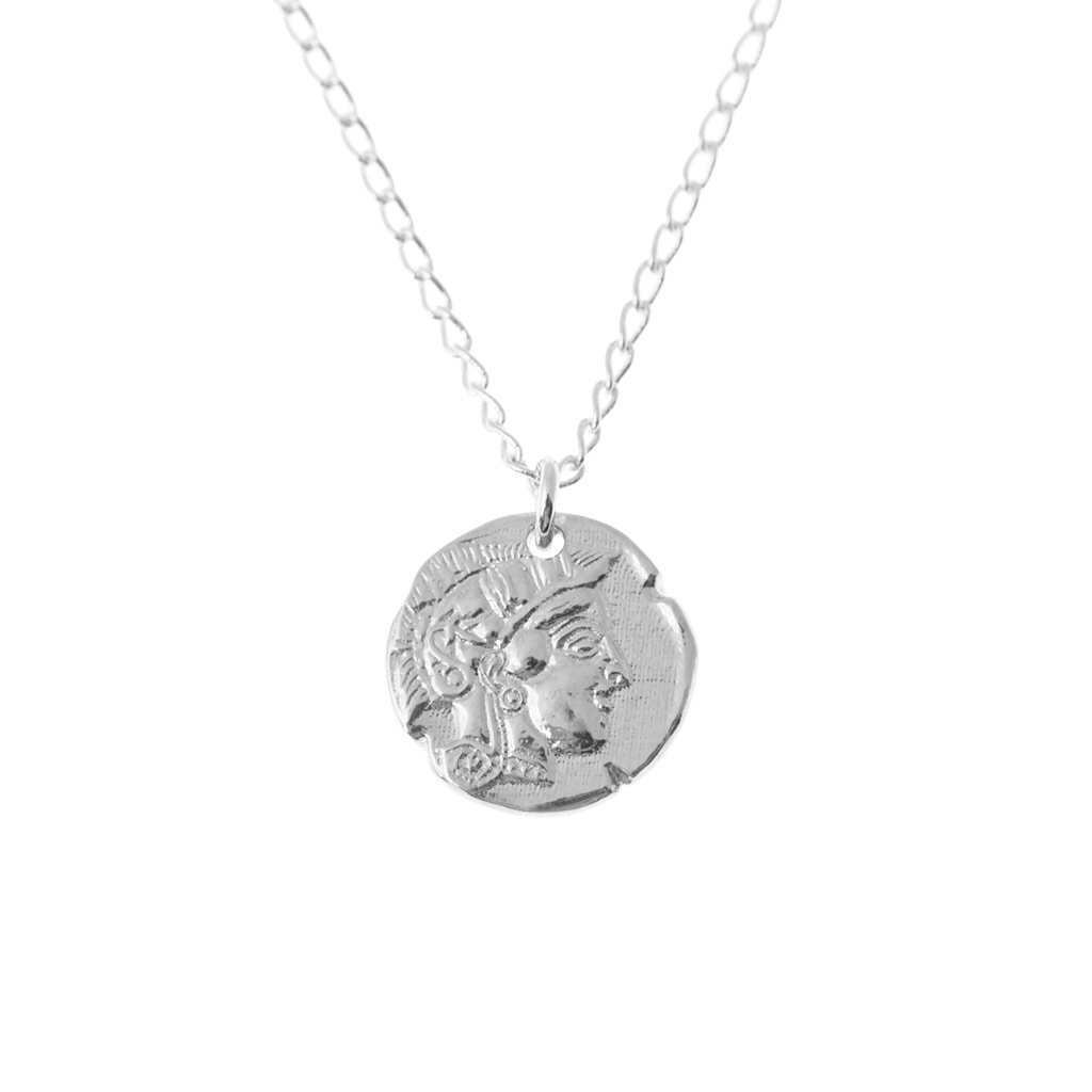 Greek coin pendant - Athena - Emma Stanton Jewellery