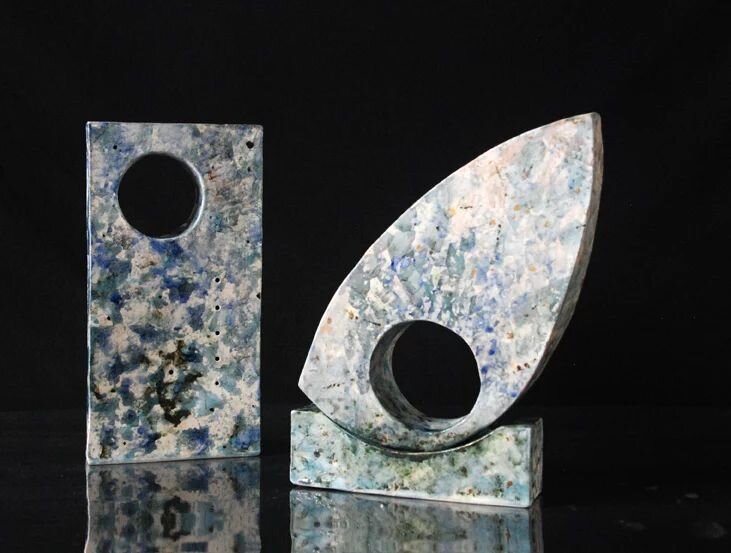 Success!  Just heard that these two pieces have been accepted for the Winter Associates Exhibition at the Penwith gallery,  St.Ives. Both are inspired by winter on the Penwith moors, vegetation, skies and ancient monuments.
#KatharineBarker #ceramics