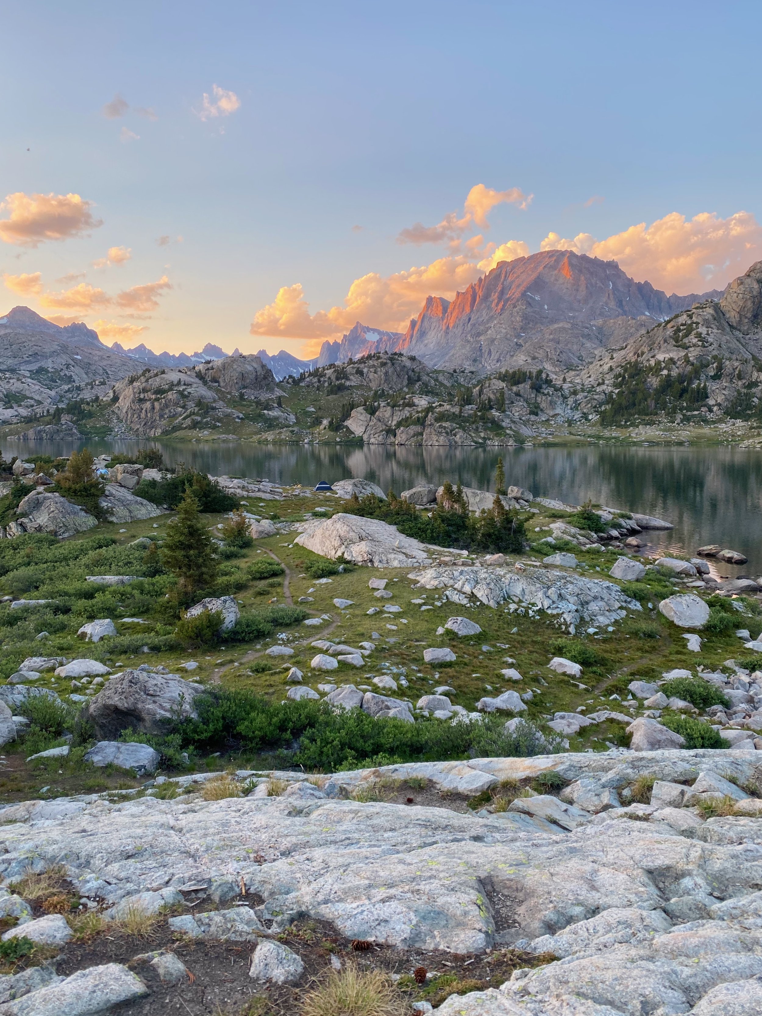 Backpacking Titcomb Basin, Wyoming