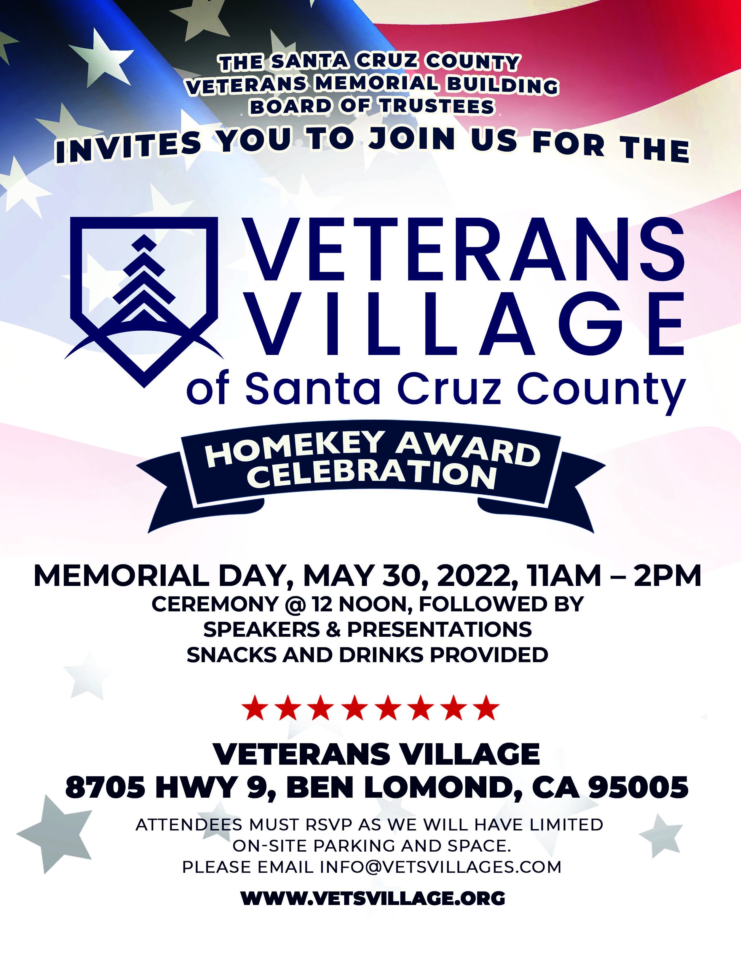 Veterans Village Homekey Award Celebration