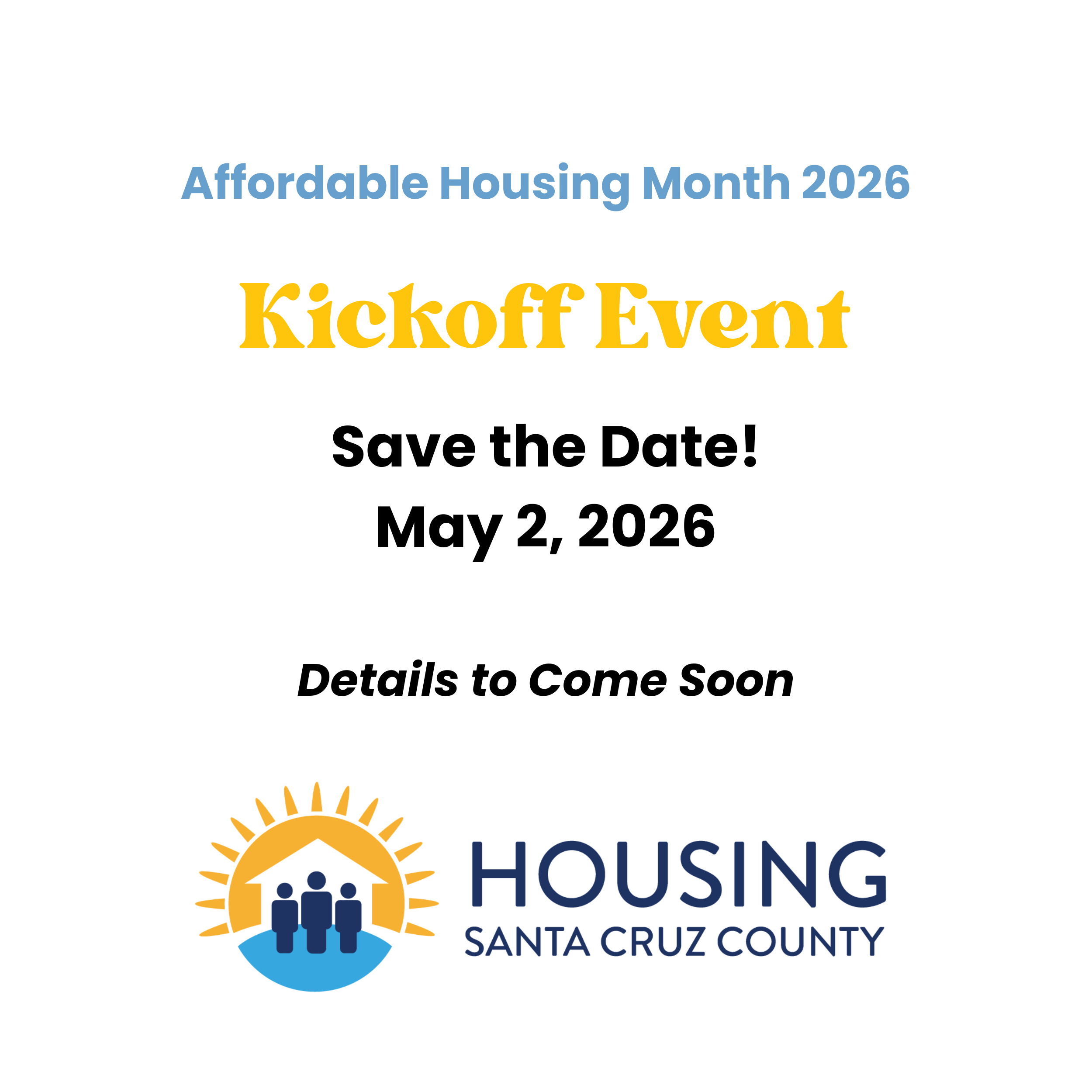 HSCC Affordable Housing Month Kickoff Event