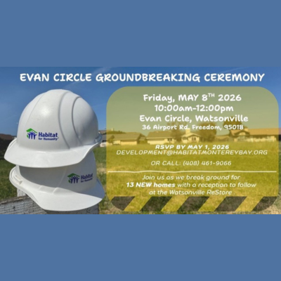 Evan Circle Home Build Groundbreaking