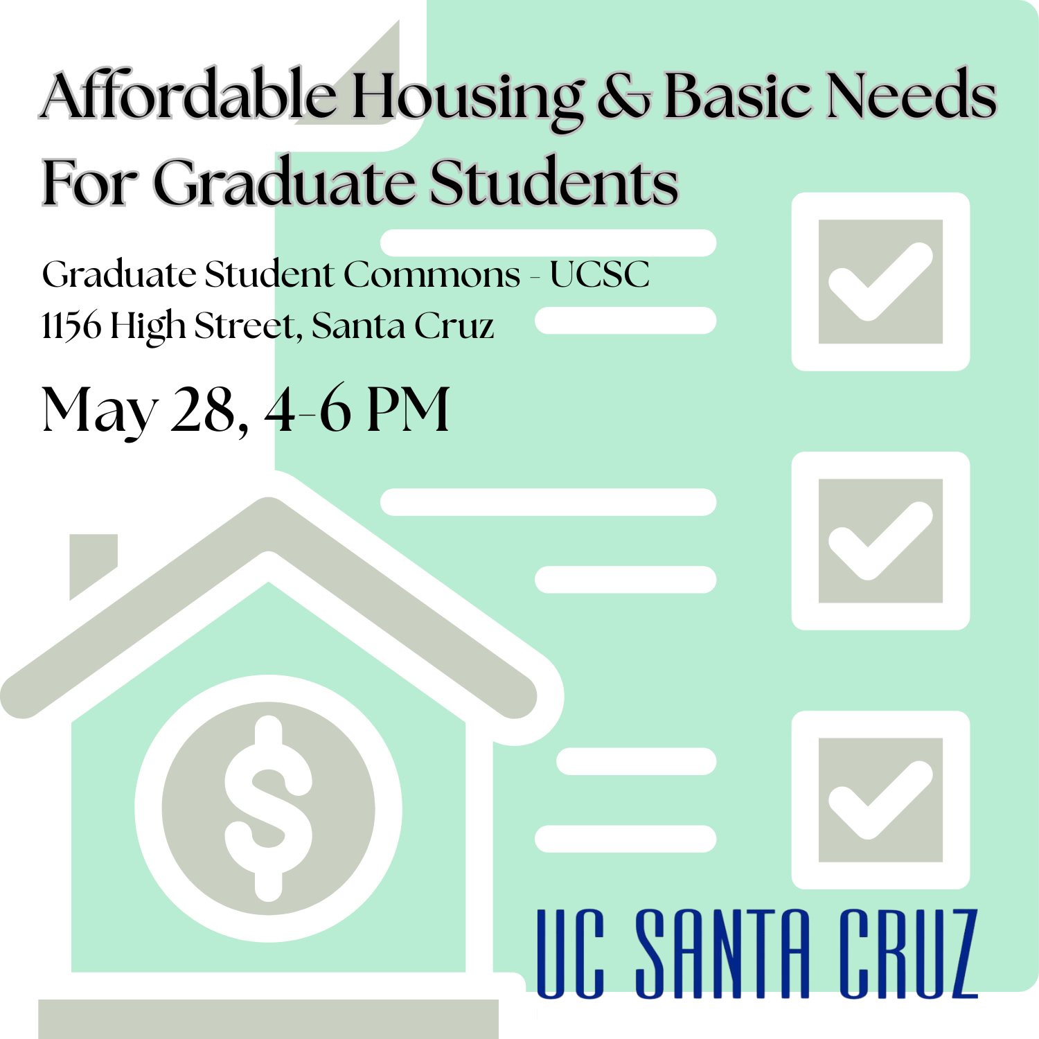 Affordable Housing and Basic Needs for Graduate Students