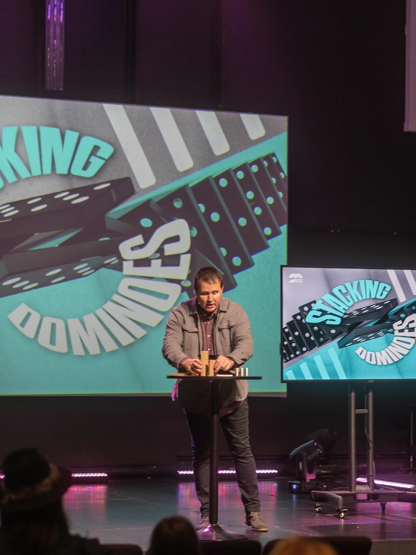 This week we started a new series called Stacking Dominoes. 
“Over the next few weeks our goal is to help you find momentum in your life.” Pastor Alvin
The Bridge Church || Mechanicsville, VA || Stacking Dominoes || The Domino Effect
