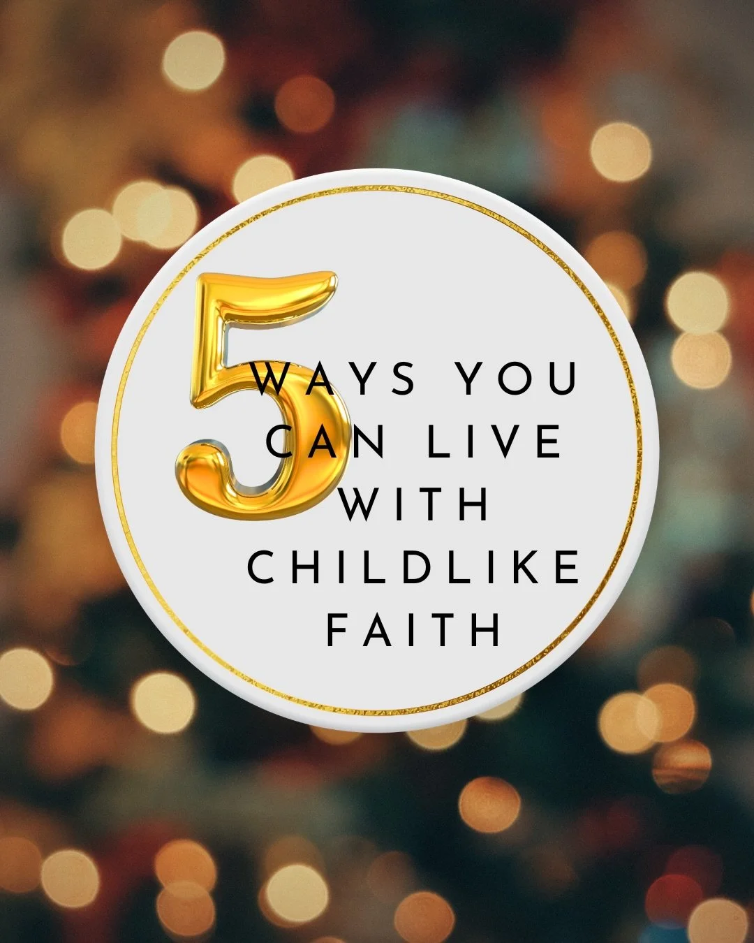 This week we watched clips from the movie Elf. Buddy believes in Santa because his entire life taught him that good things are real.

What happens when an adult lives with childlike faith in a challenging world?

&ldquo;And he said: &ldquo;Truly I te