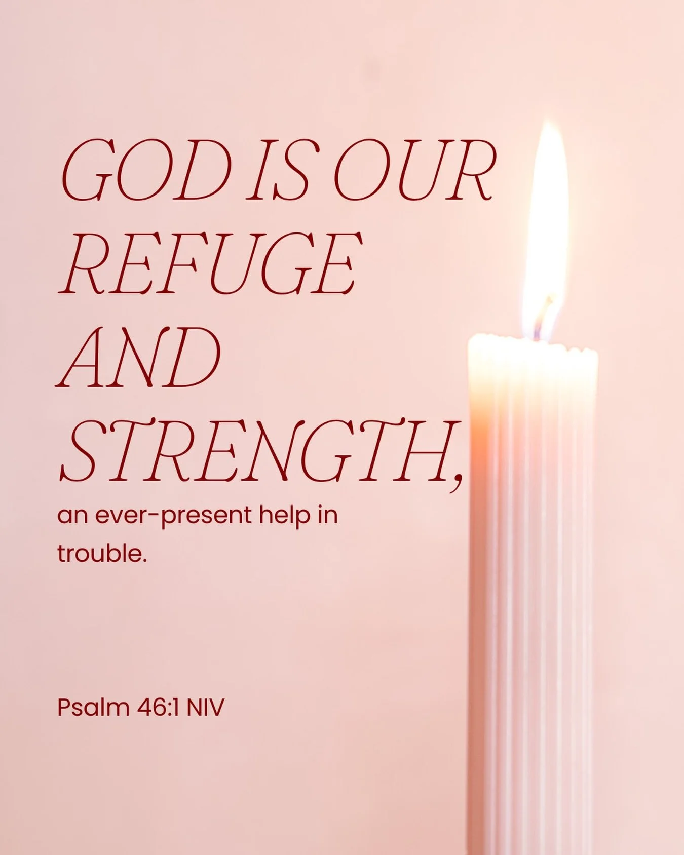 What joy it is to know that God is with us in the midst of every storm! 

The Bridge Church | Psalm 46:1 | Advent | Mechanicsville, VA