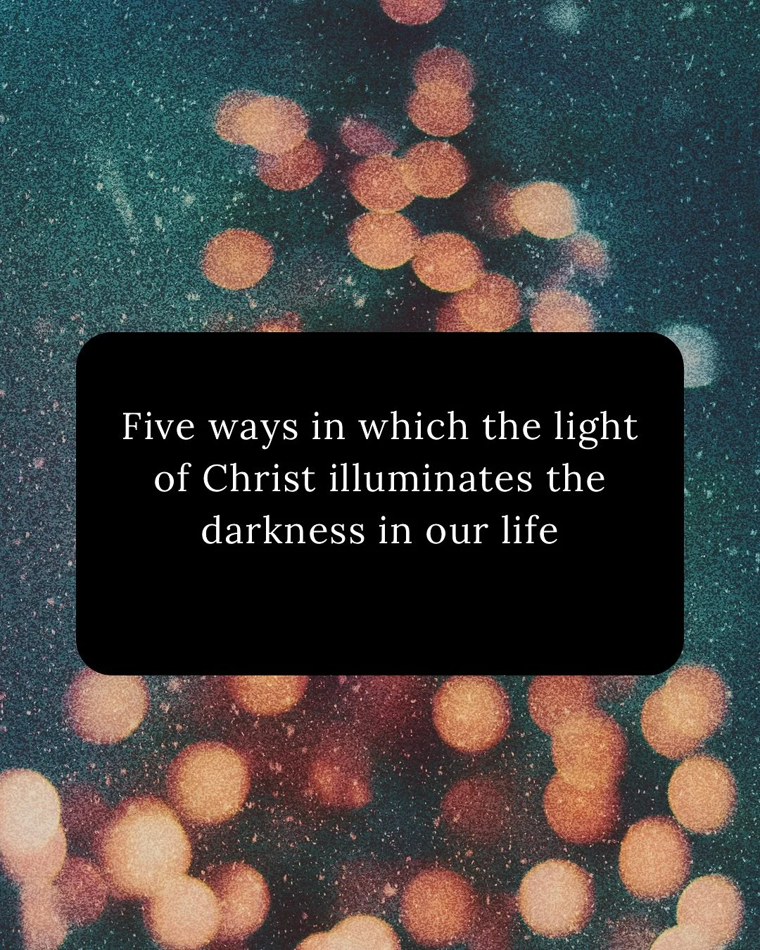 Jesus is the light of the world ✨🕯️