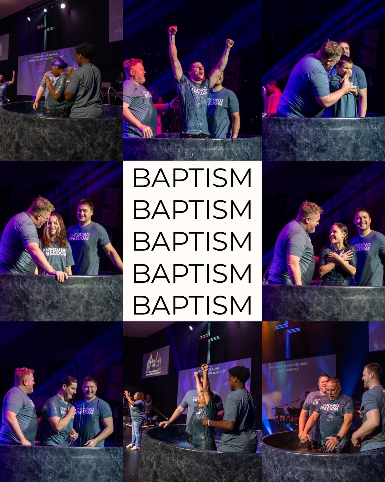 Join us for Baptism this Sunday, February 1st at 9 am and 10:45 am!

The sign up to be baptized is still open - link in our stories or find more information on our website. 

The Bridge Church | Baptism Sunday | Mechanicsville, VA
