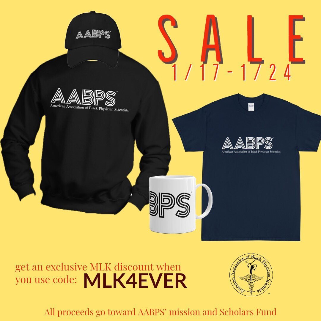 Help us build and continue creating opportunities for our students. Get your #AABPS swag by heading over to our website and checking out our MLK sale. Link in the bio. #aablackps #mlk #premedtwitter #aabps #support #swag #presale #mudphud #mstp #mdph
