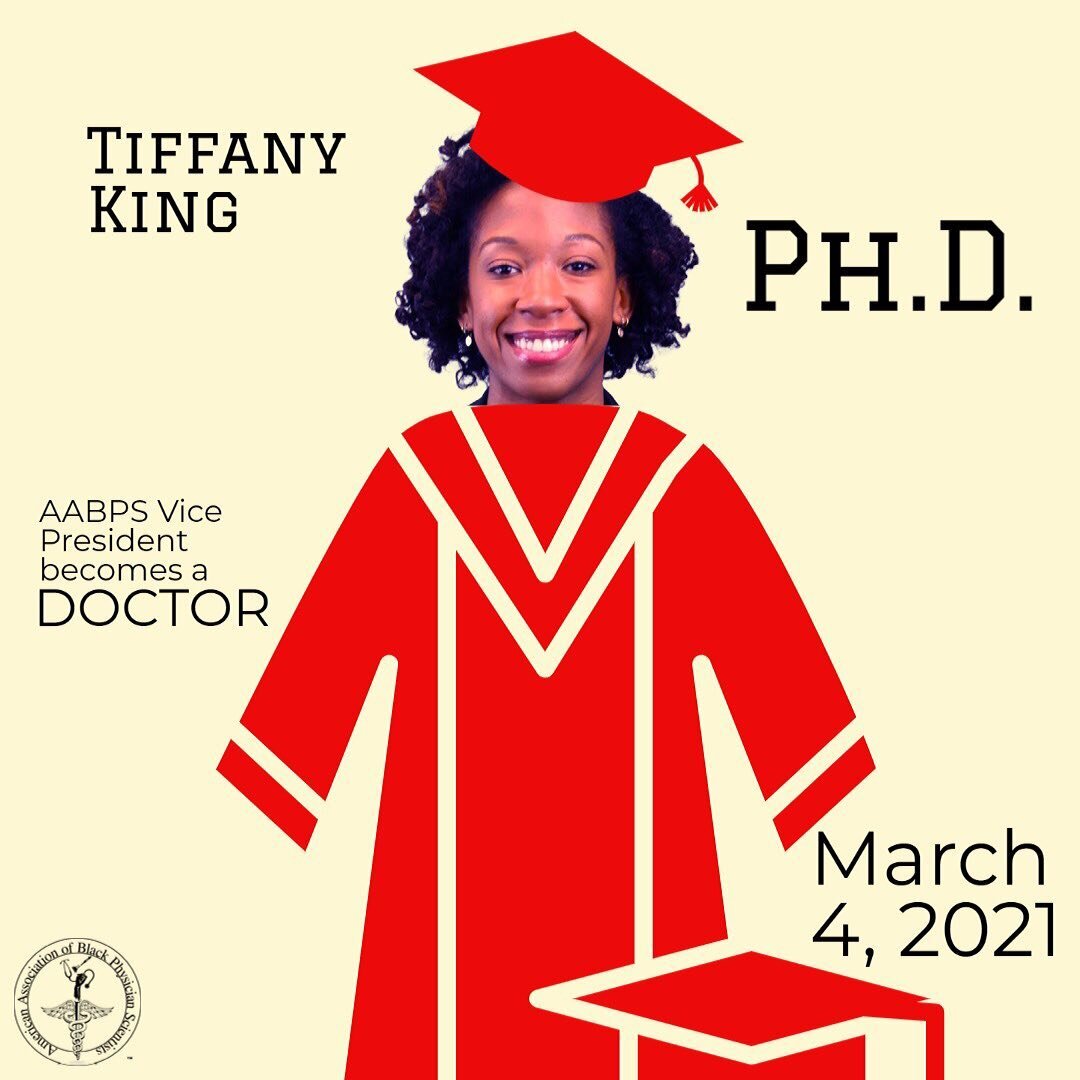 Our Vice President, @TiffanyM_King is defending her thesis tomorrow, March 4th, 2021 at 3pm. Send her some words of encouragement. We cannot wait to call her Dr. King! #wmim #blackgirlmagic #pediatrics #infectiousdiseases #mstp #mdphd