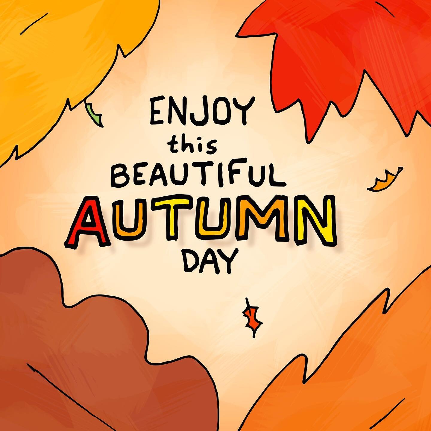 Enjoy this beautiful autumn day! 🍁🍂❤️ 
#Autumn #BeautifulDay #LeavesAreChanging #weather