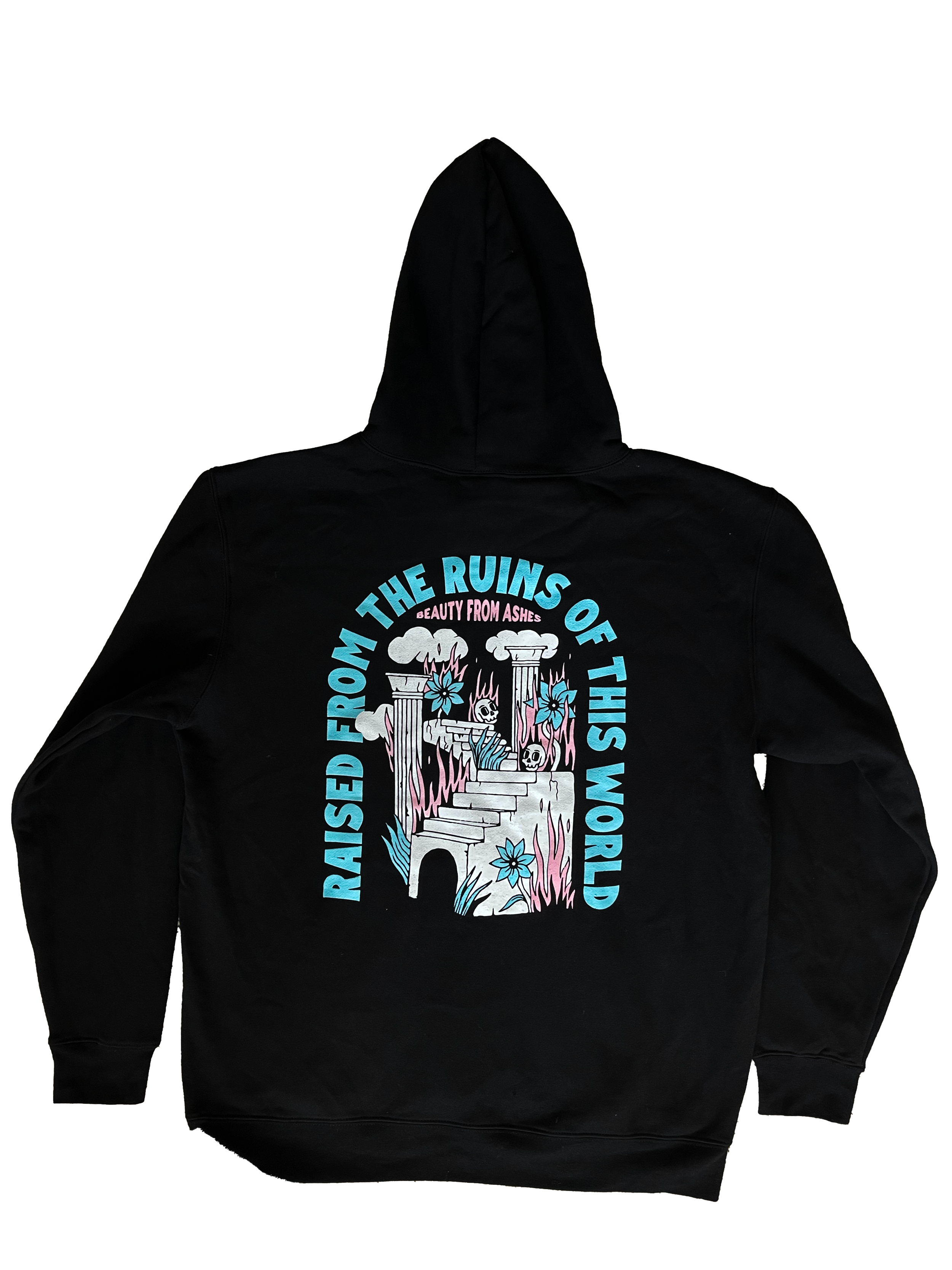 Raised From the Ruins Black Hoodie