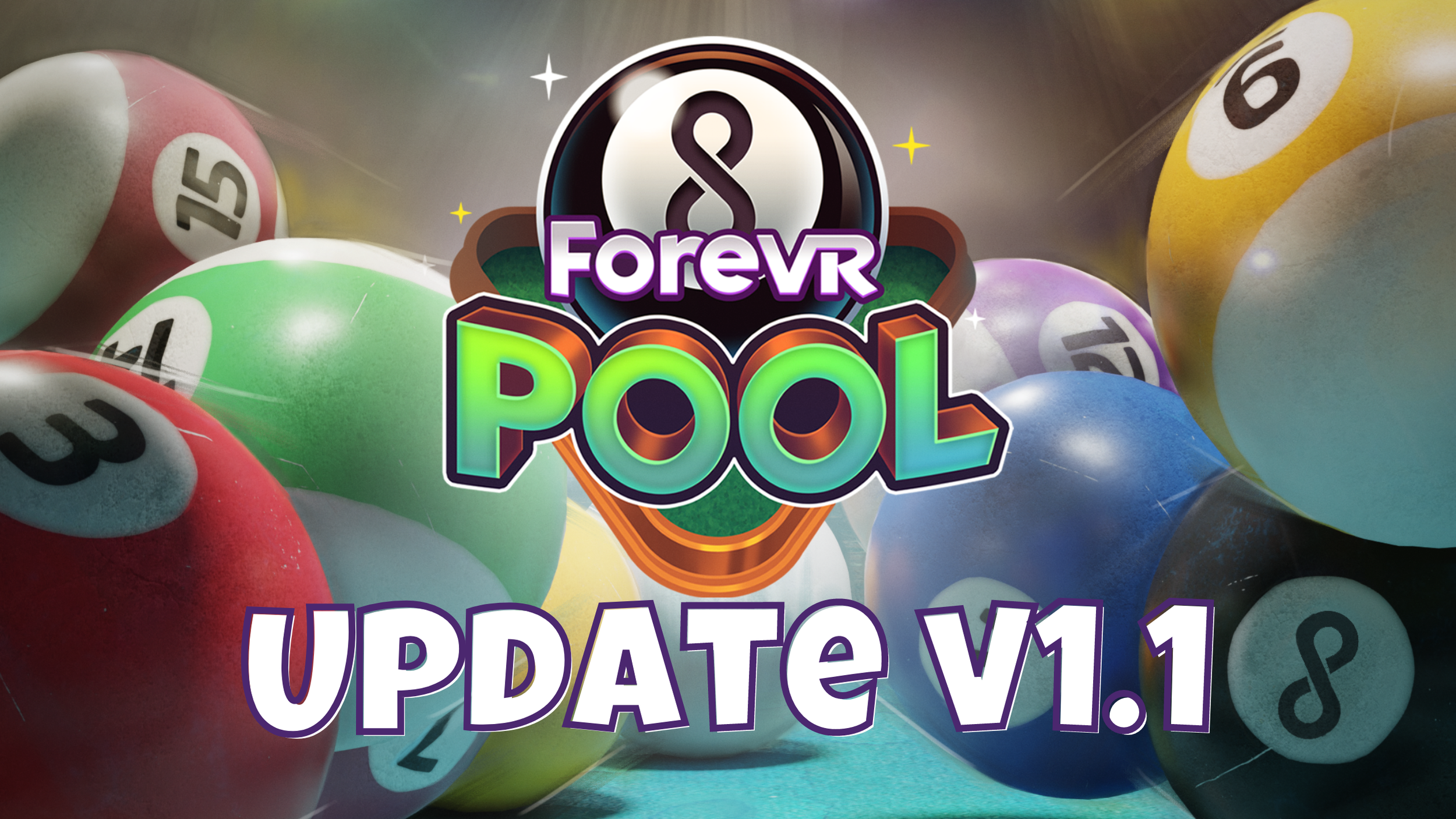 ForeVR Pool v1.1 is here! 🎱 — ForeVR Games
