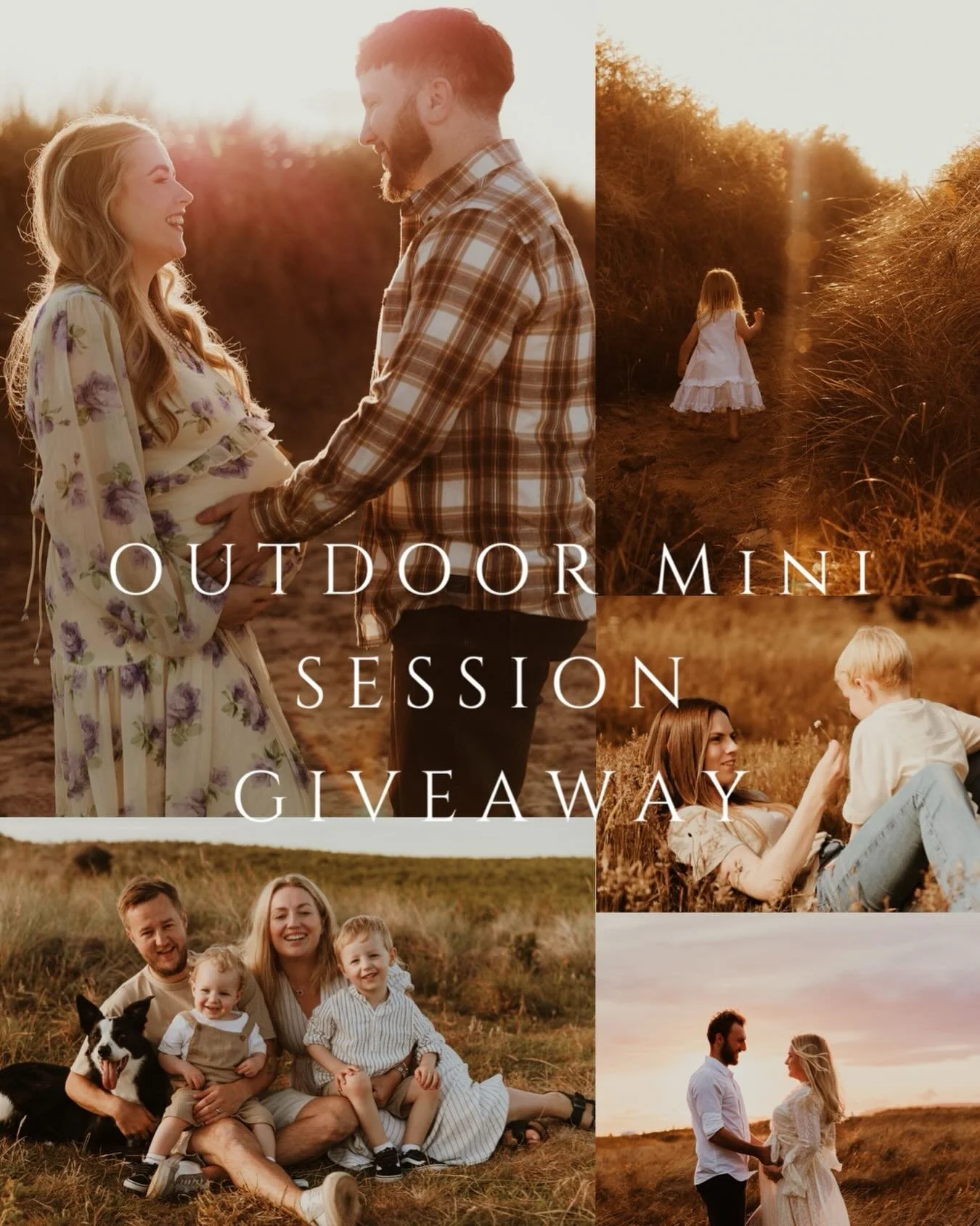 💫GIVEAWAY 💫

In celebration of my 5th business birthday a wee giveaway! 

The prize is an OUTDOOR MINI SESSION. These are perfect for updating your family photos or for a maternity or pregnancy announcement. And always beautiful at sunset in the co