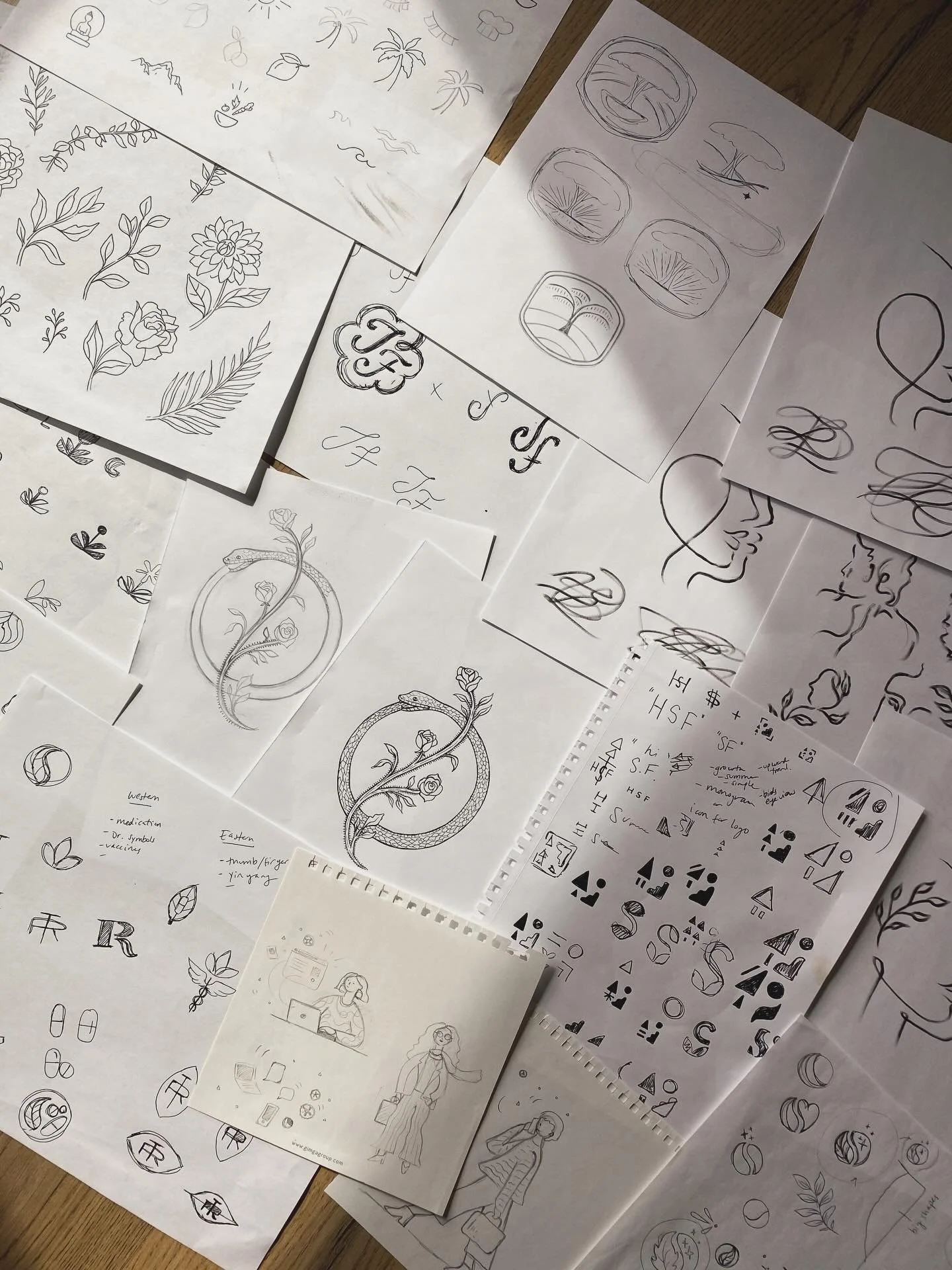 True story: Someone asked about my process last week&hellip;. &ldquo;Do you create illustrations and icons yourself or&hellip;&rdquo; 

(fearful that maybe her future brand was going to feel like everything else out there&hellip;not her own. Not like