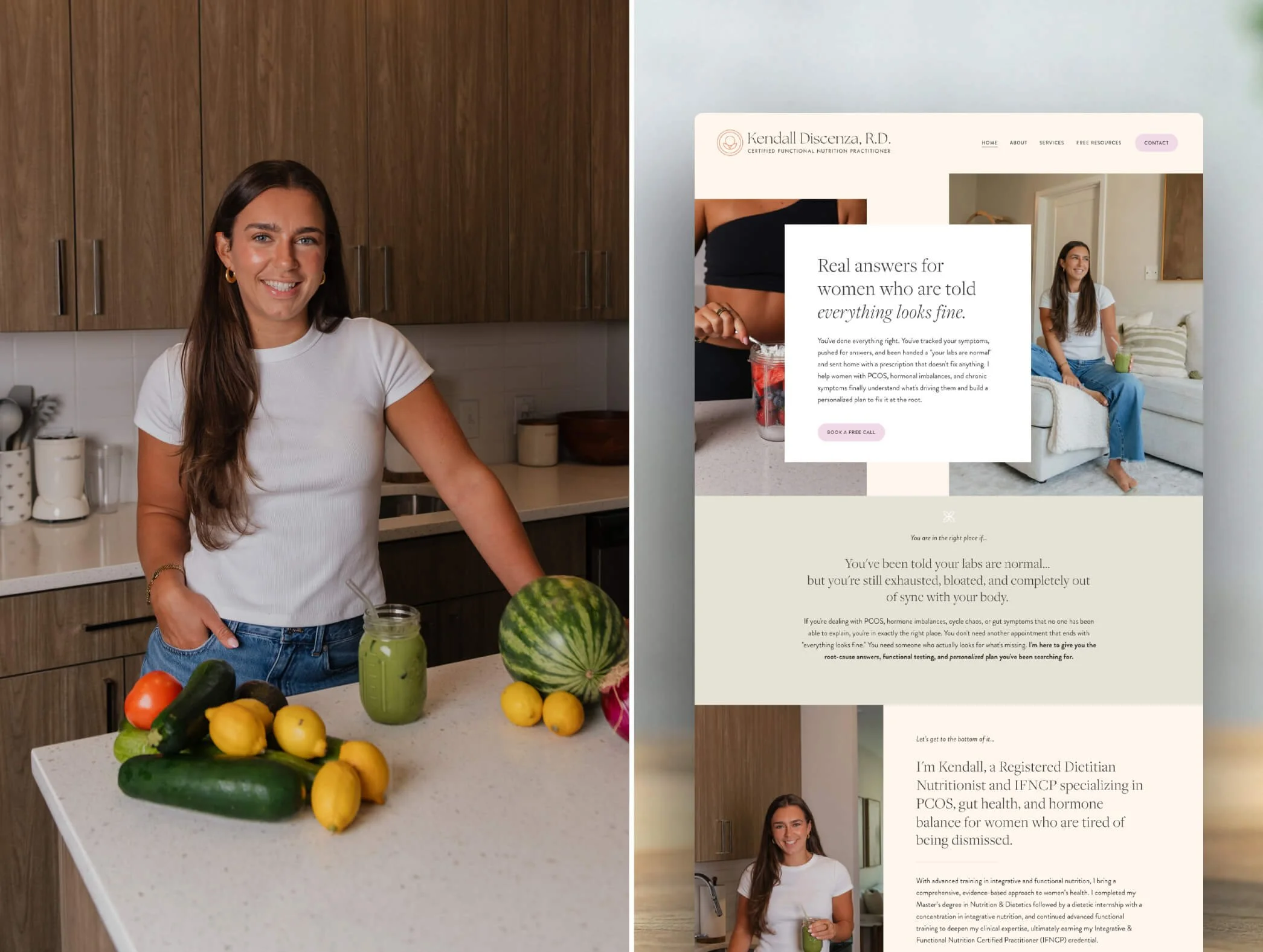 Case Study: How a Nutritionist &amp; Coach used a Squarespace Website Template