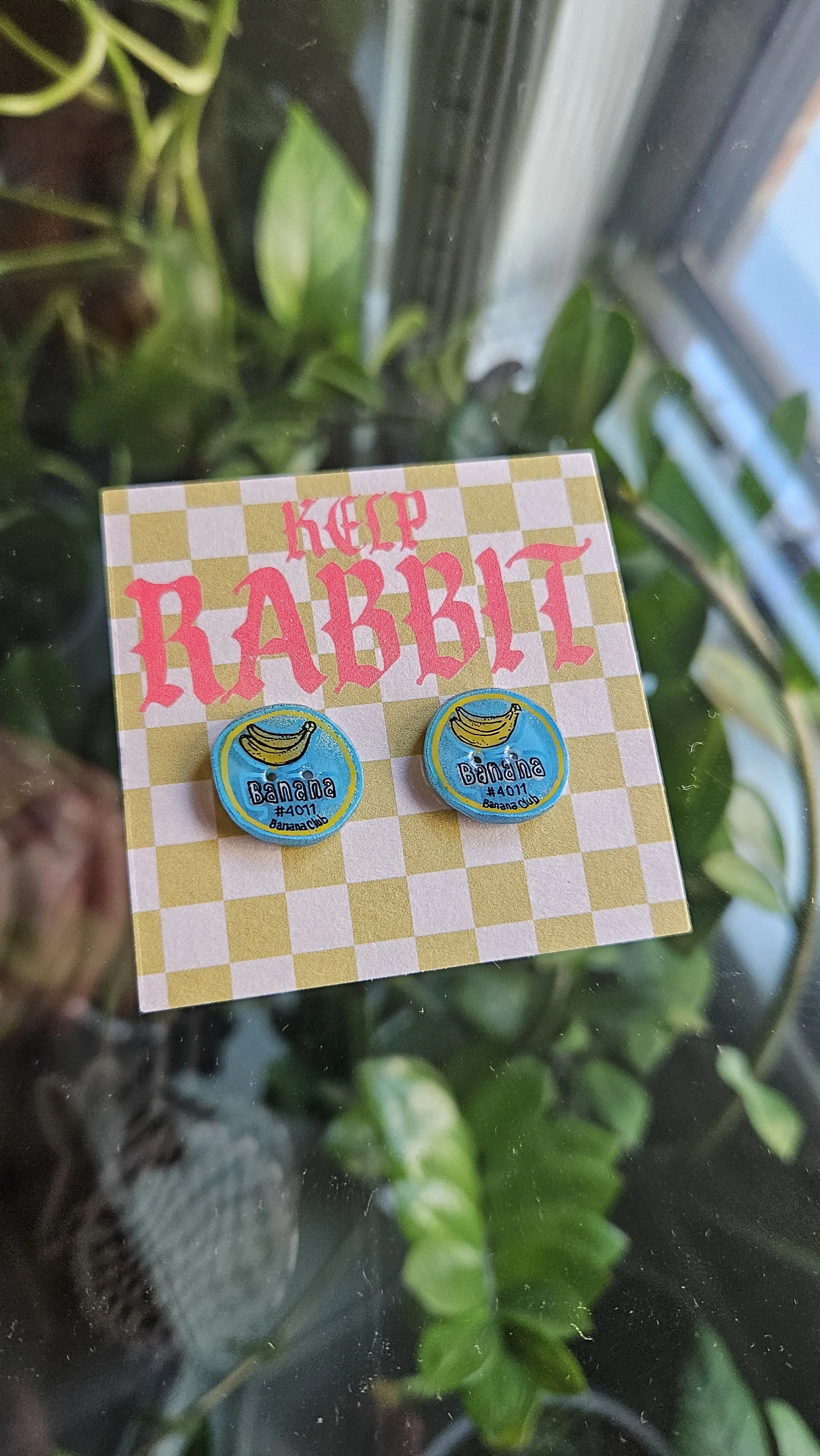 Handmade Banana Button Set