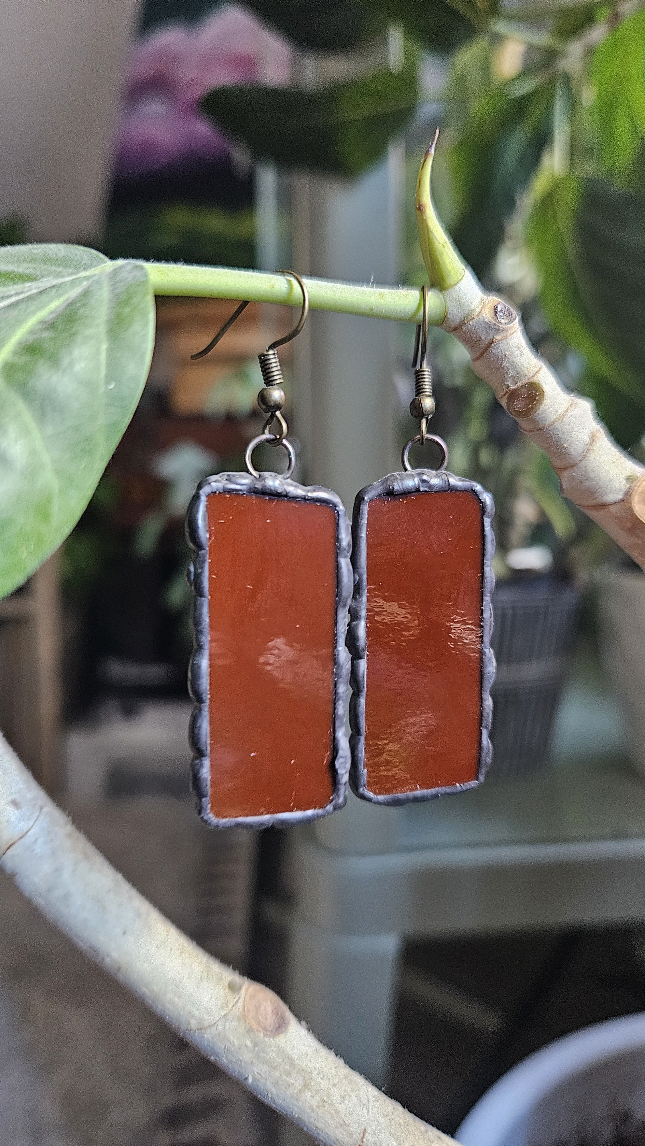 Gloopy Pinecone earrings