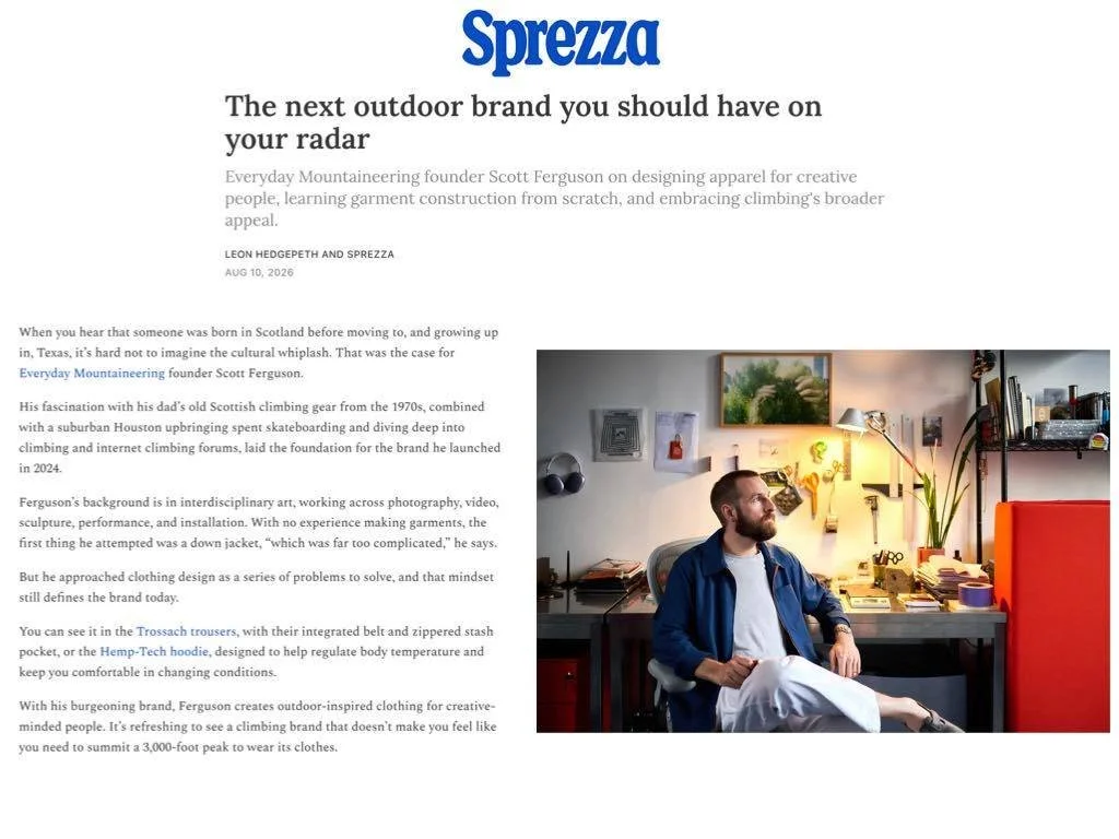 @everydaymountaineering for @sprezza__, written by @leonhedgepeth