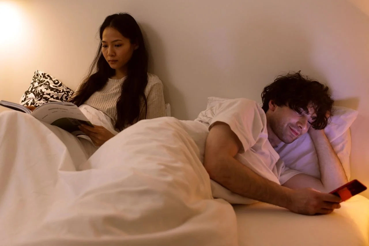 Hiding messages, deleting conversations, or becoming unusually protective of a phone can create trust concerns. Wilson Counseling helps Houston couples address secrecy and communication issues.