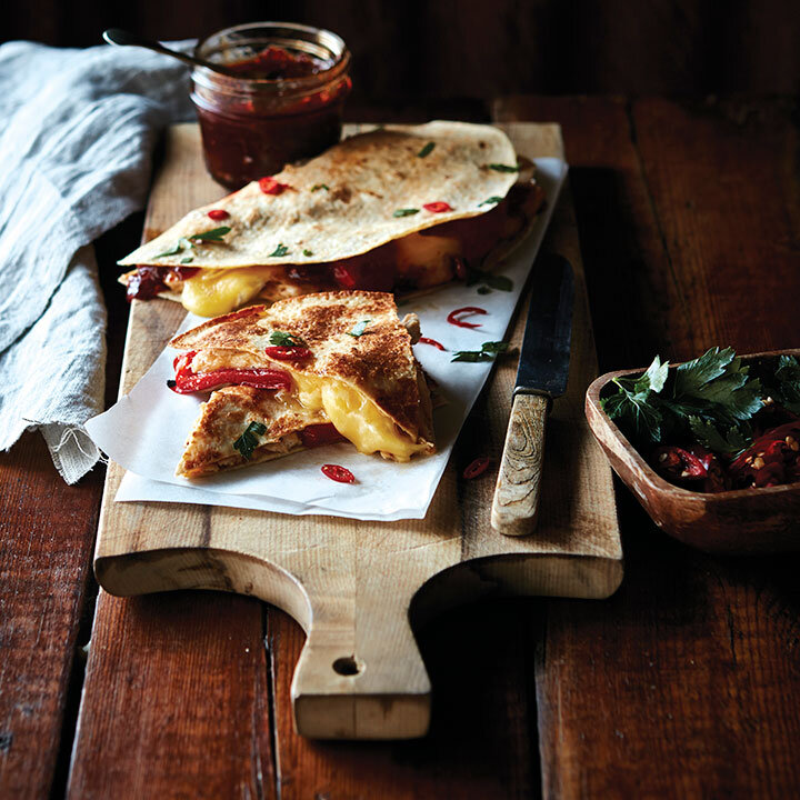 Chicken &amp; Camembert Quesadillas