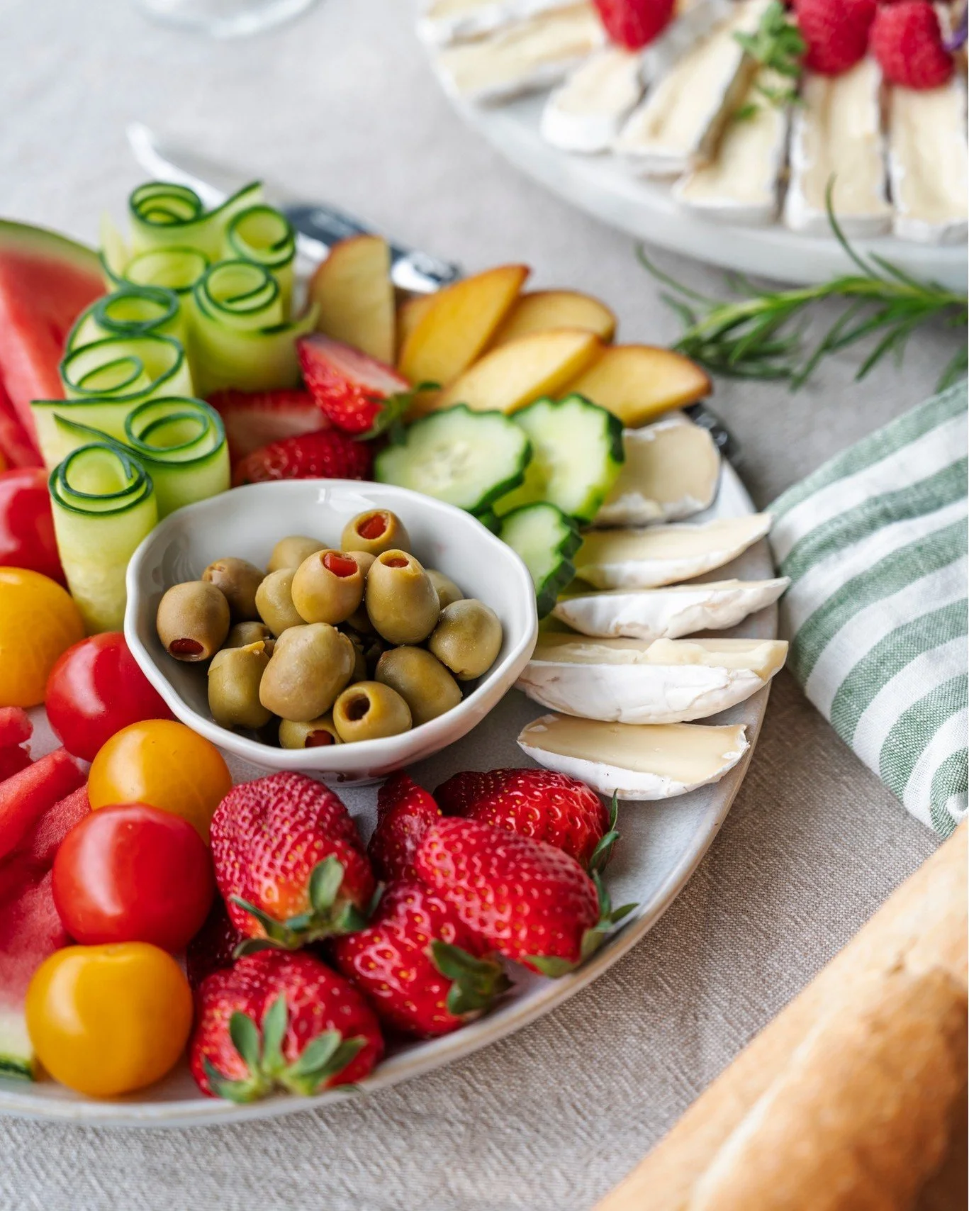 Make every day feel like the weekend with a delicious cheese board 🧀🍓🍉