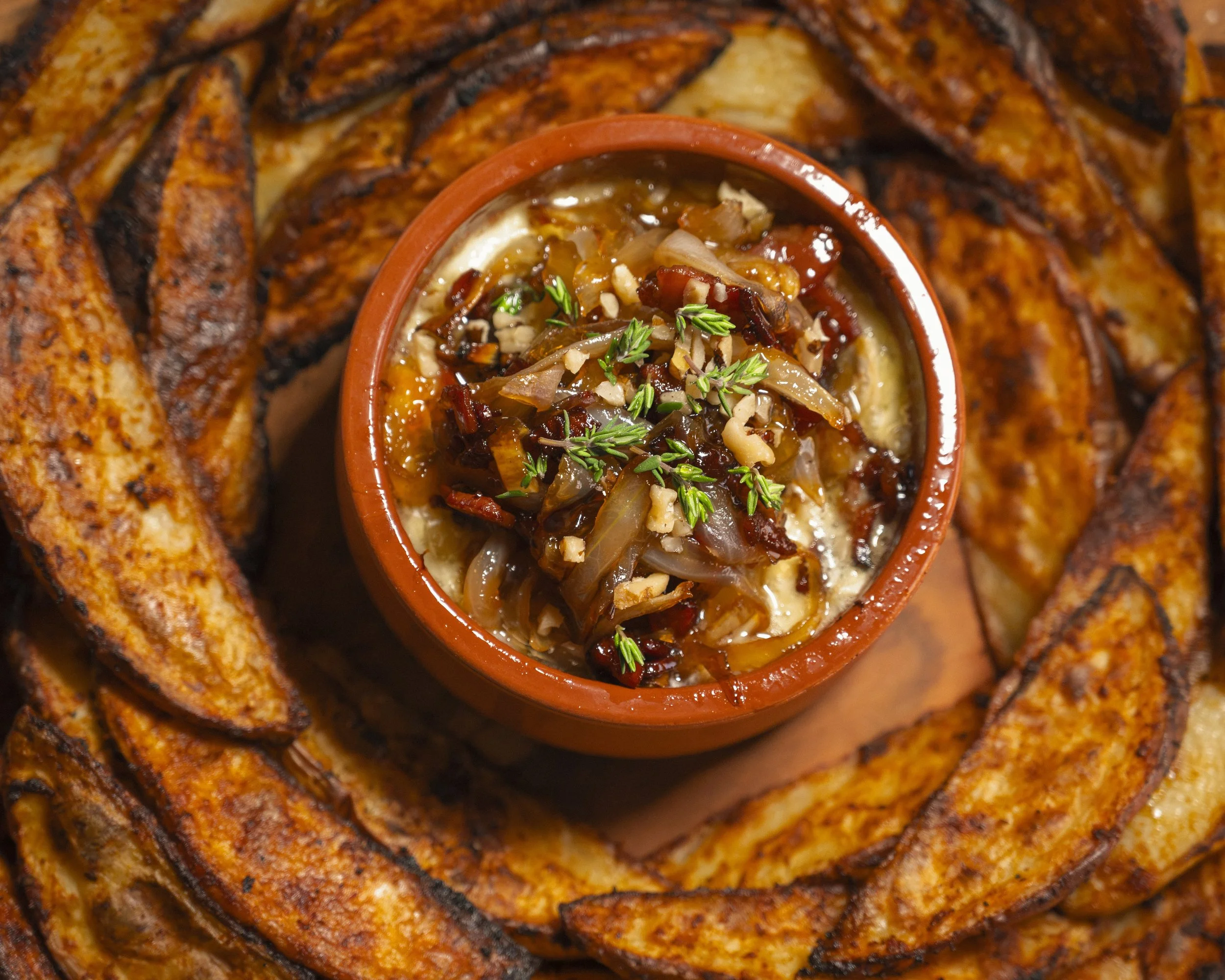 Loaded Baked Brie &amp; Wedges