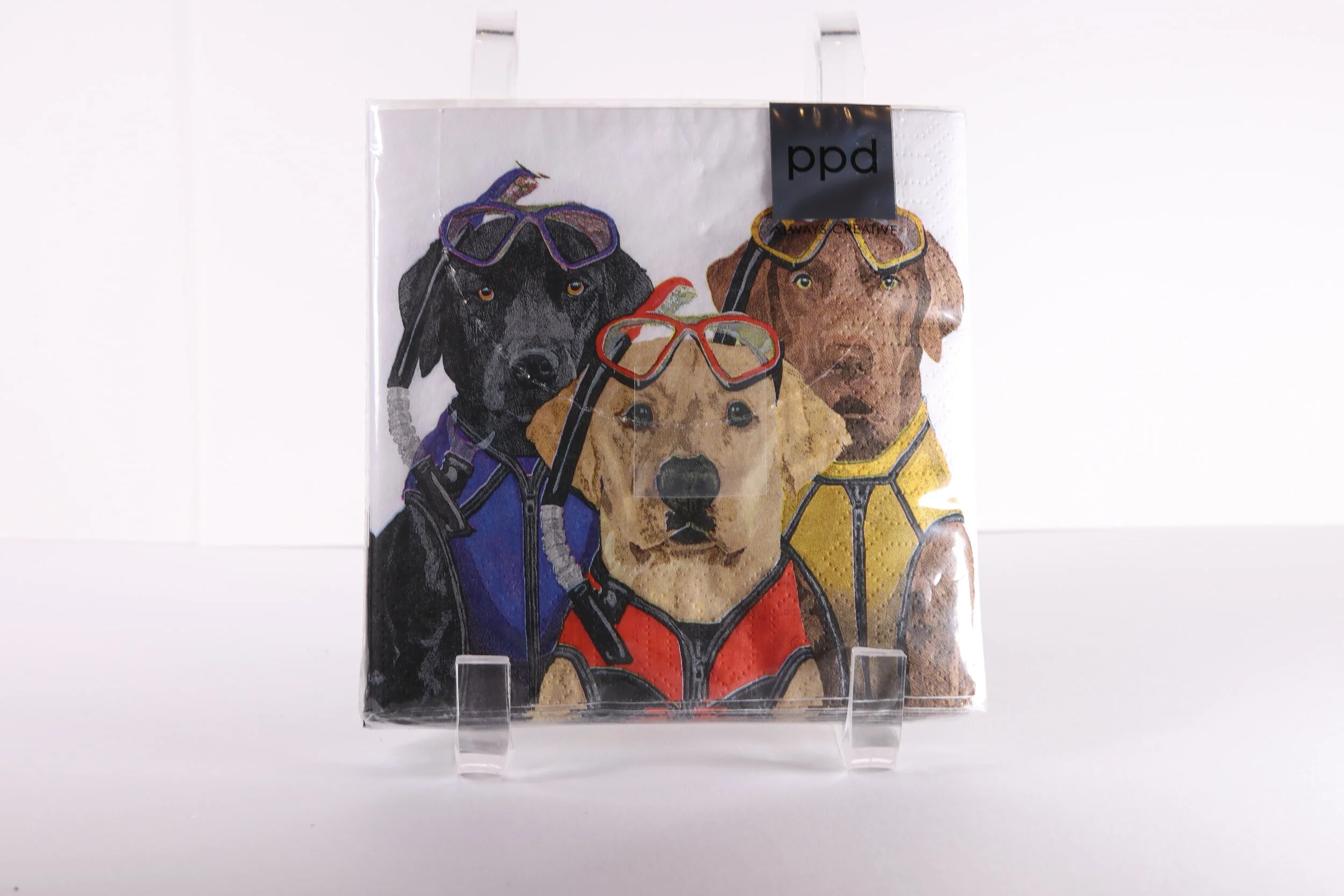 scuba dog napkins.JPG